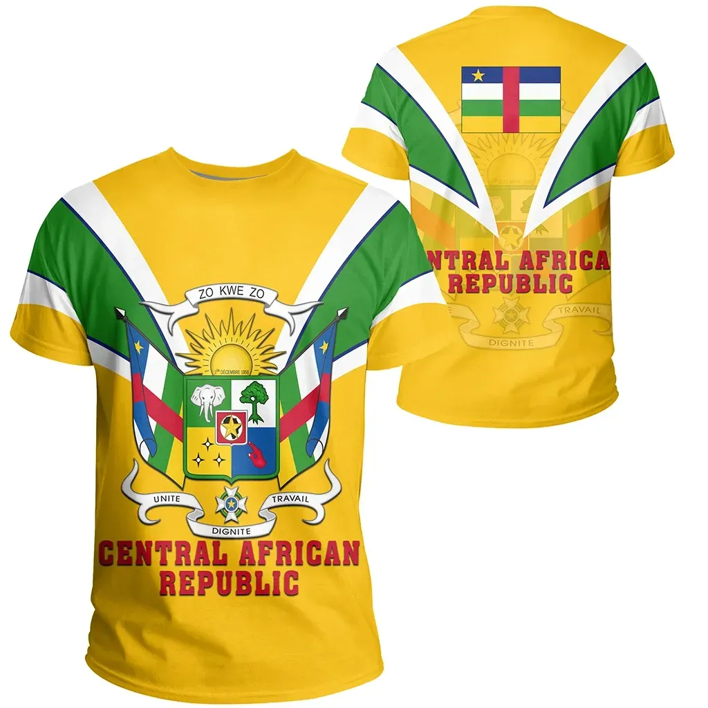 African T-shirt – Central African Republic Tusk Style Tee