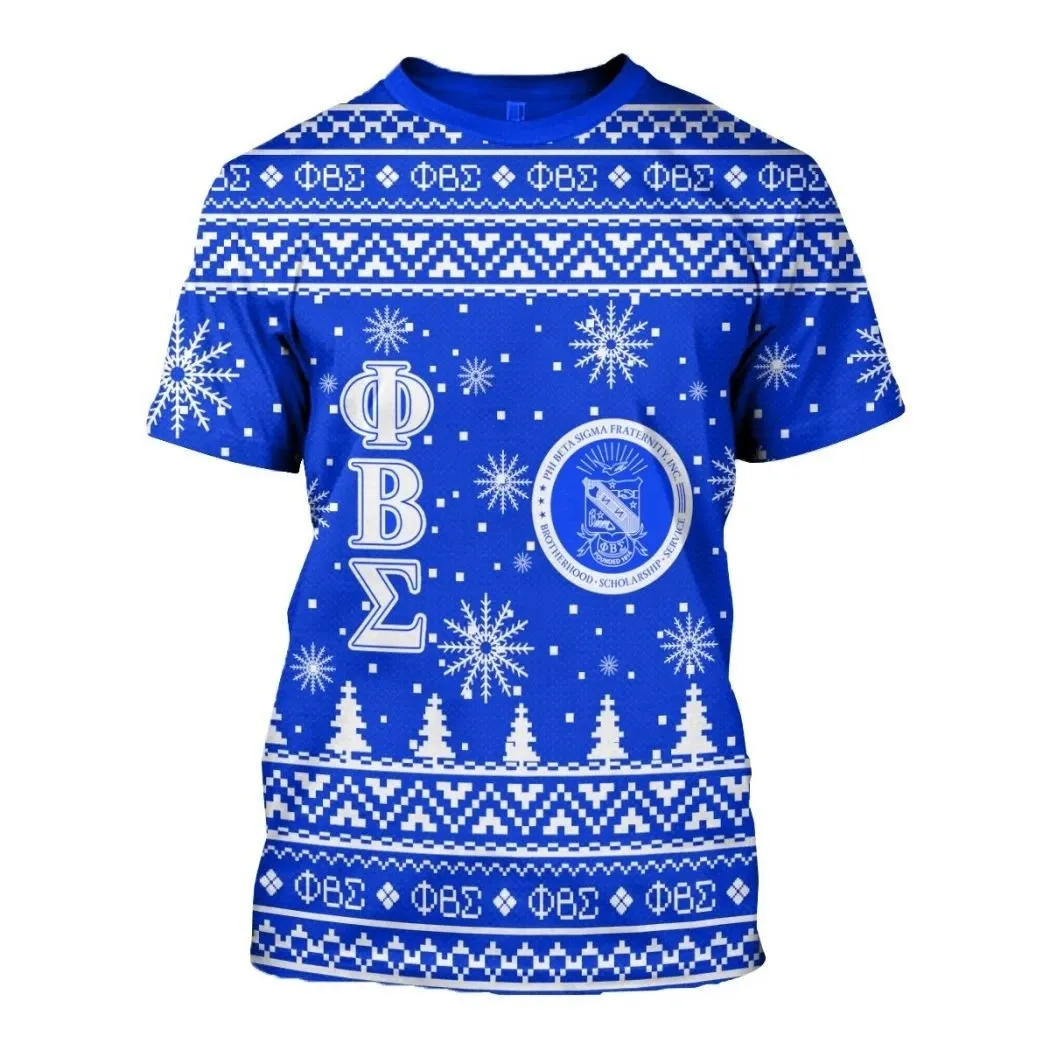 African T-shirt – Iota Phi Theta Christmas Splatters Tee