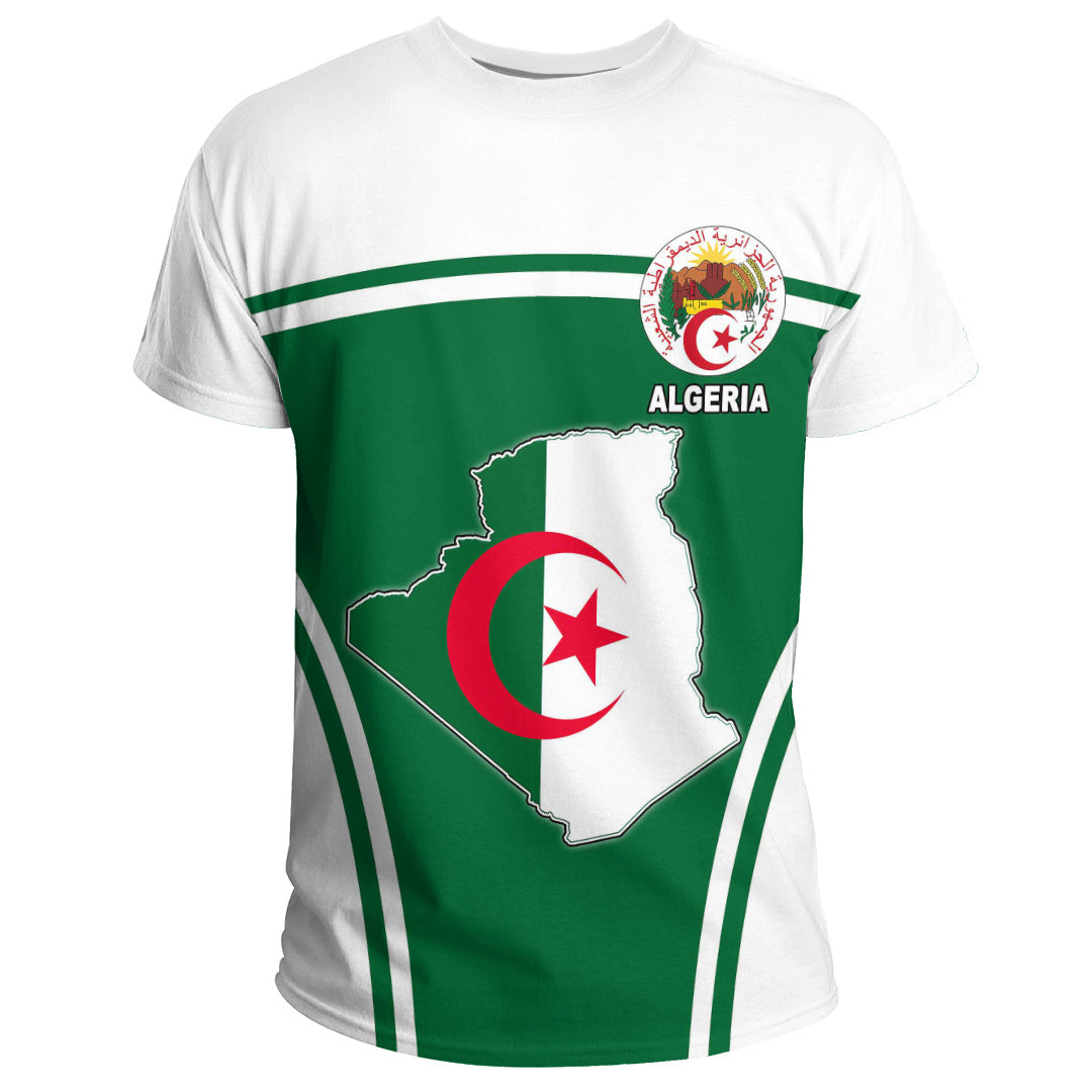 African T-shirt – Clothing Algeria Active Flag Tee