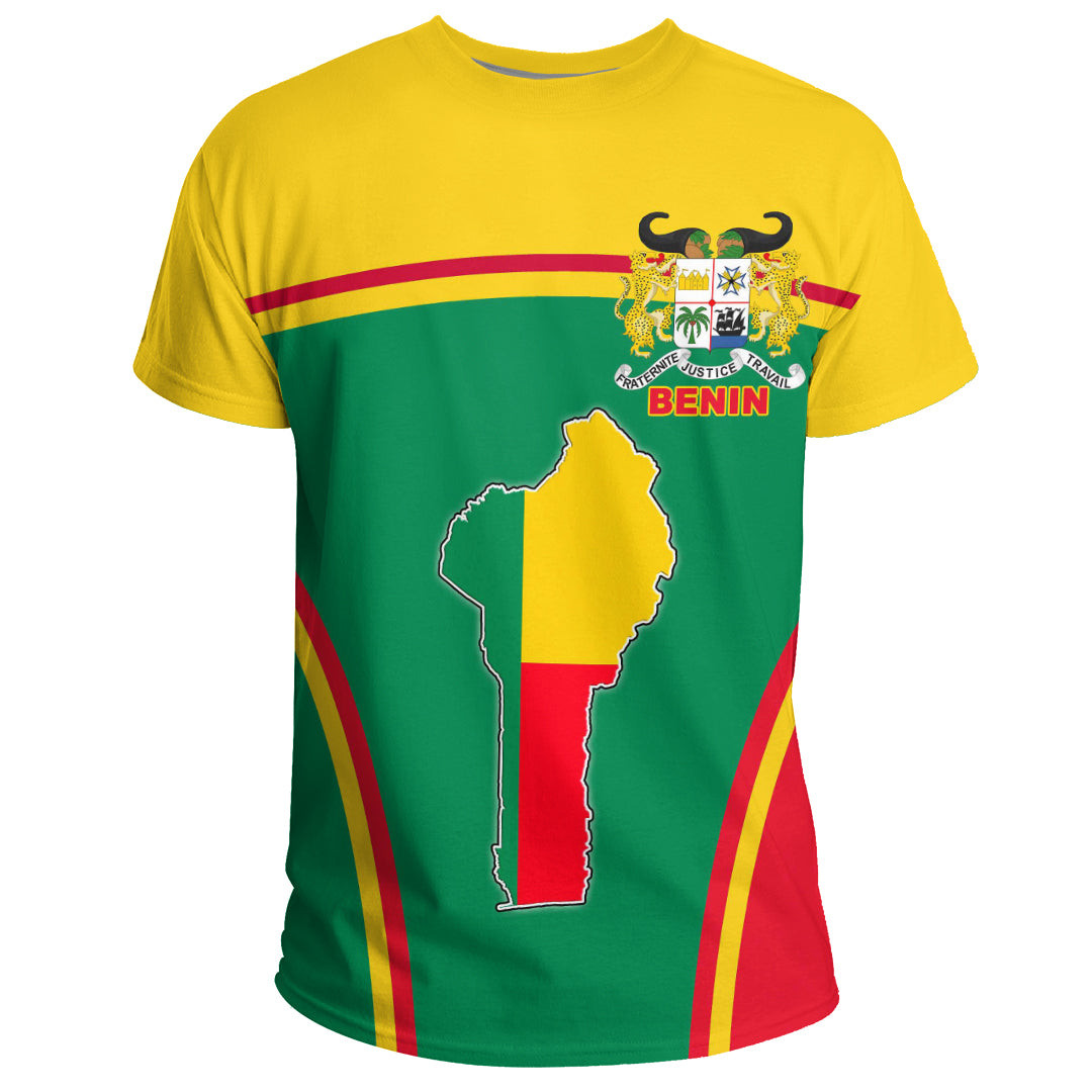 African T-shirt – Clothing Benin Active Flag Tee