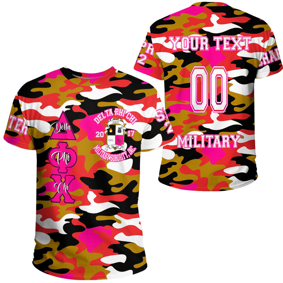 African T-shirt – Clothing Delta Phi Chi Camo Tee