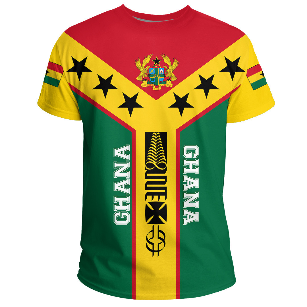 African T-shirt – Clothing Ghana Rising Symbol Adinkra Tattoo Tee