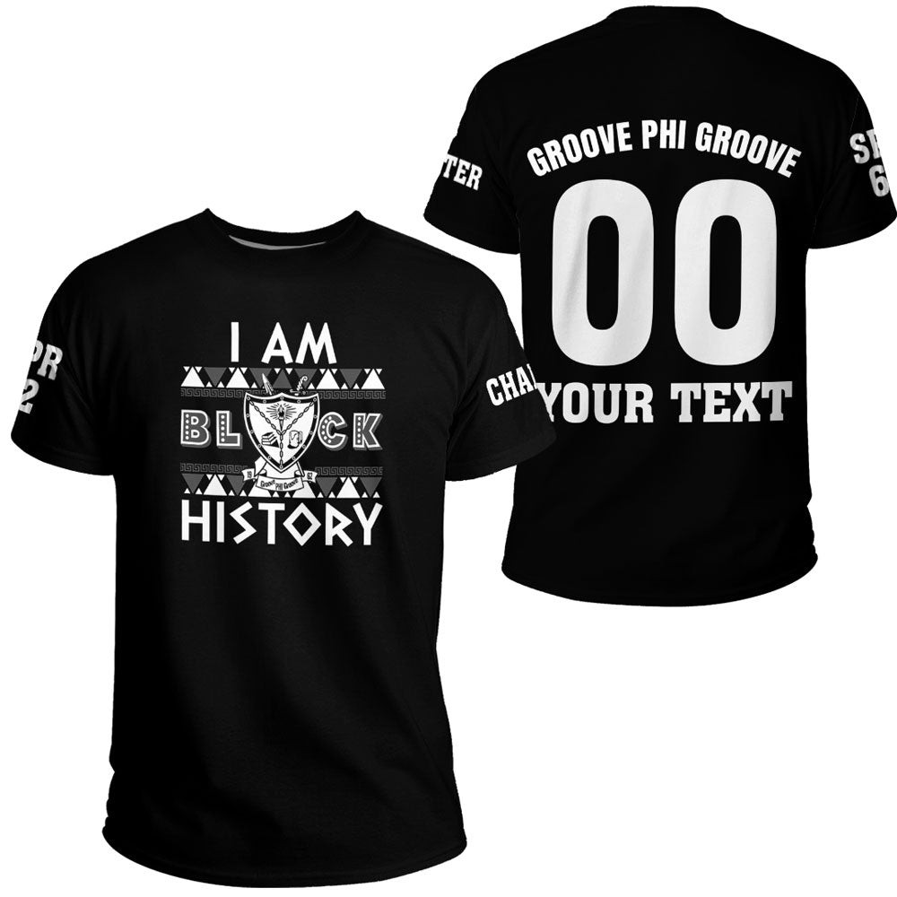 African T-shirt – Clothing Groove Phi Groove Black History Tee
