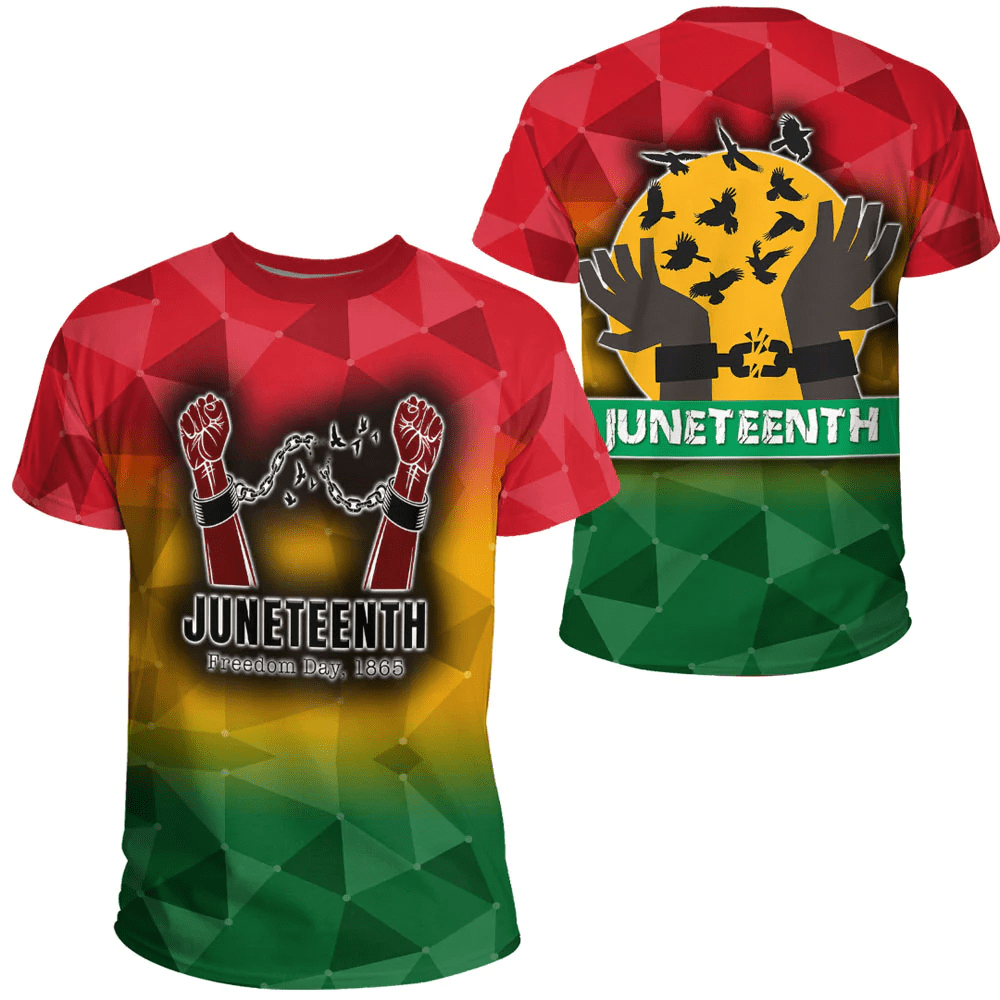 African T-shirt – Clothing Face Color Juneteenth A5 Tee