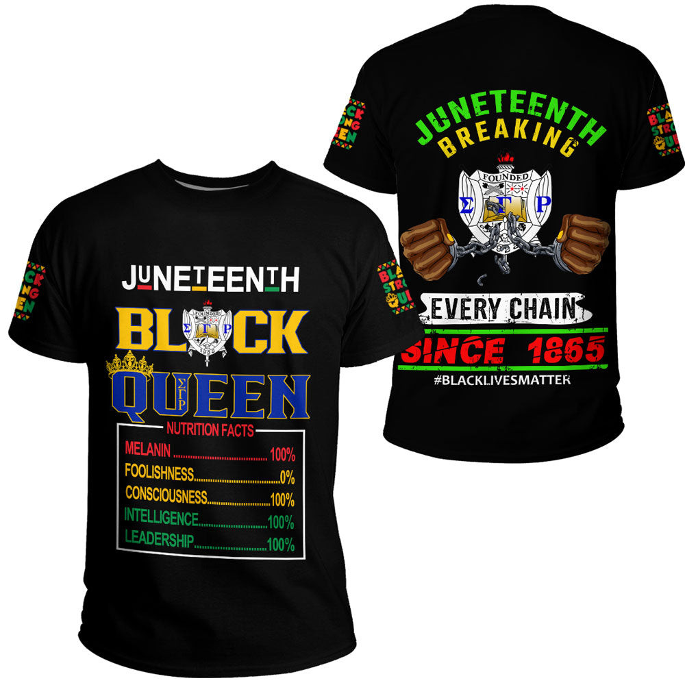 African T-shirt – Clothing Sigma Gamma Rho Nutrition Facts Juneteenth...