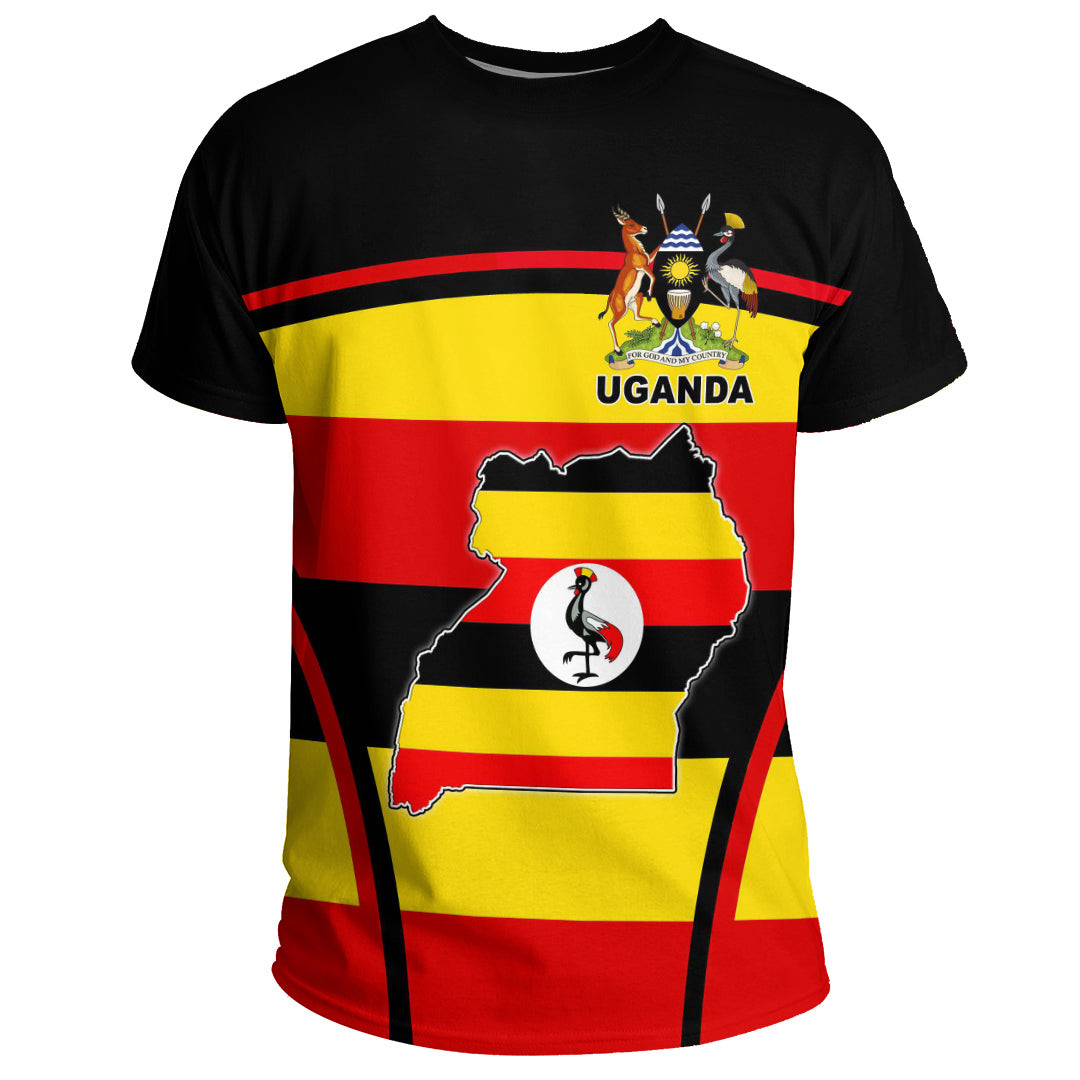 African T-shirt – Clothing Uganda Active Flag Tee