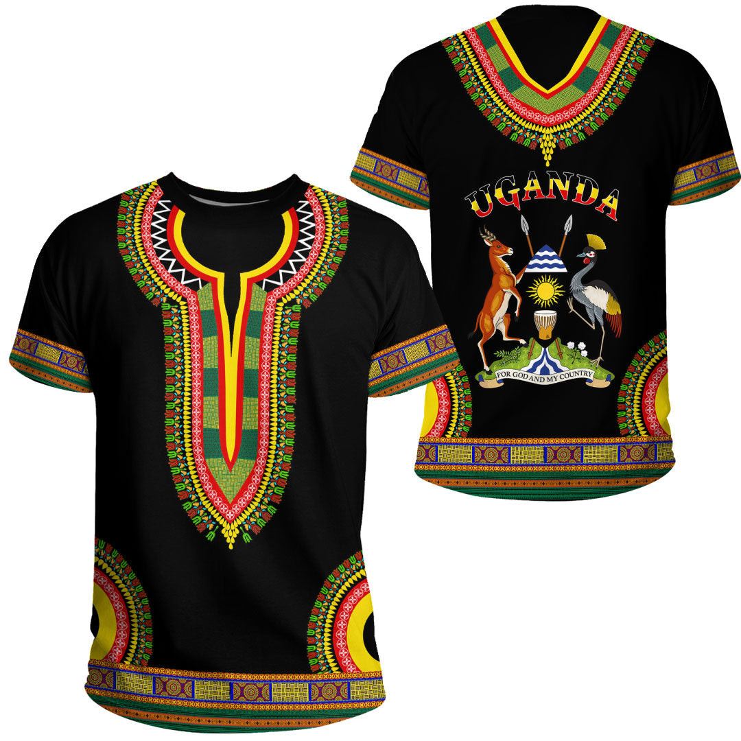 African T-shirt – Clothing Uganda Dashiki A5 Tee