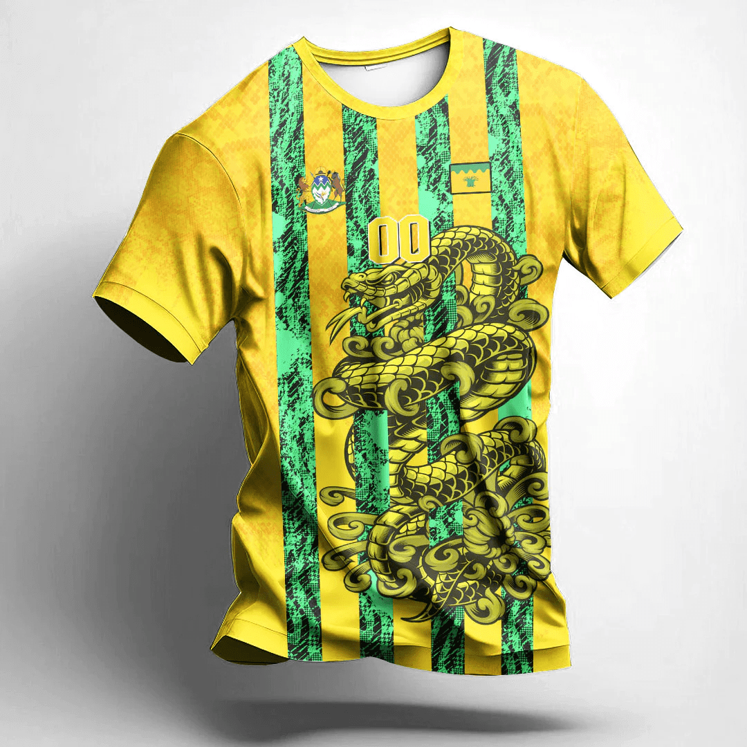 African T-shirt – (Custom) Africa Clothing Cape Verde Snake Jersey Tee
