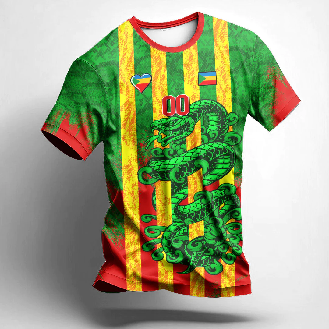 African T-shirt – (Custom) Africa Clothing Red Sea Afar Democratic...