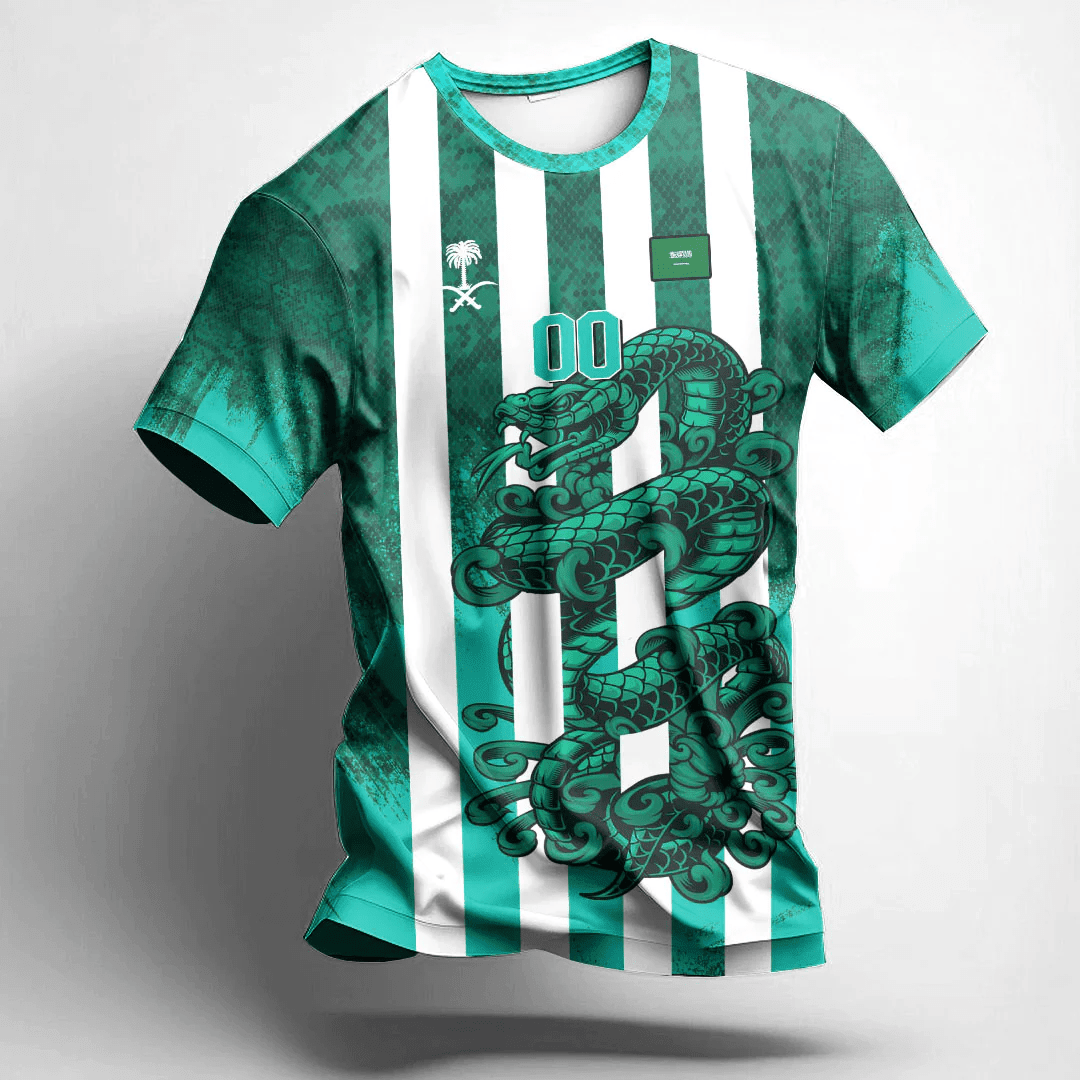 African T-shirt – (Custom) Africa Clothing Madagascar Snake Jersey Tee