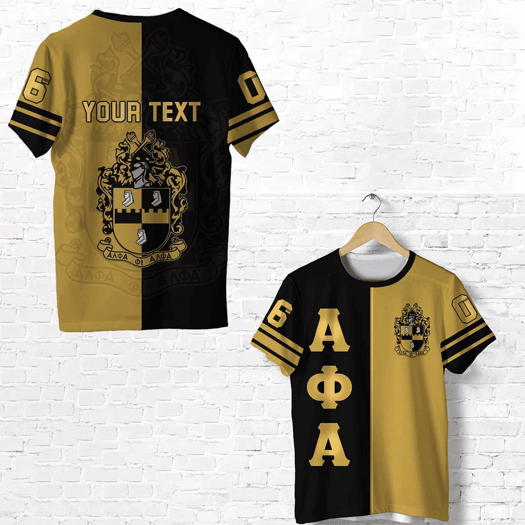 African T-shirt – (Custom) Alpha Phi Alpha Motto Tee