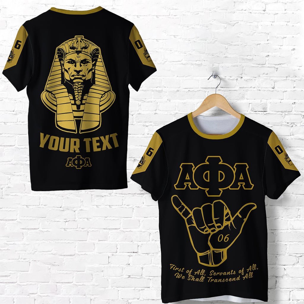 African T-shirt – (Custom) Alpha Phi Alpha Half Style Tee