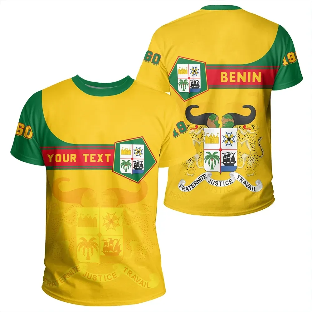 African T-shirt – (Custom) Benin Pentagon Style Tee