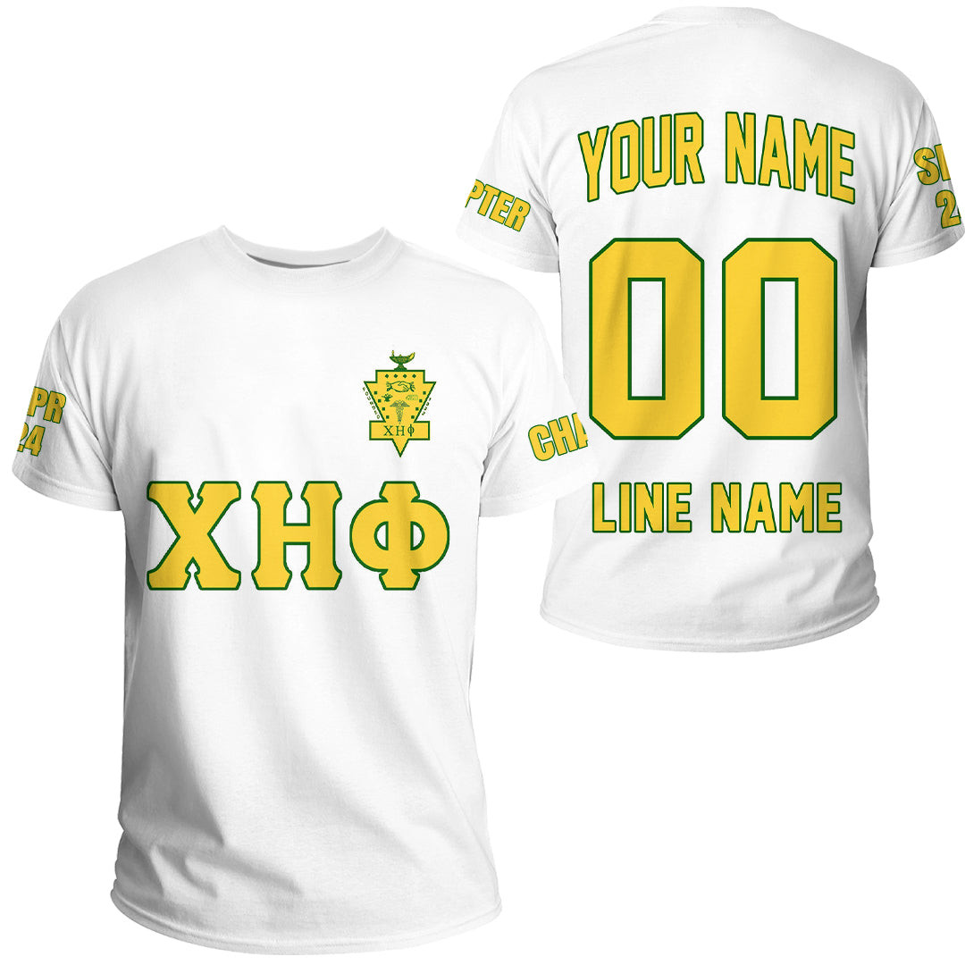 African T-shirt – (Custom) Gamma Xi Gamma Military Fraternity (Grey) Letters Tee