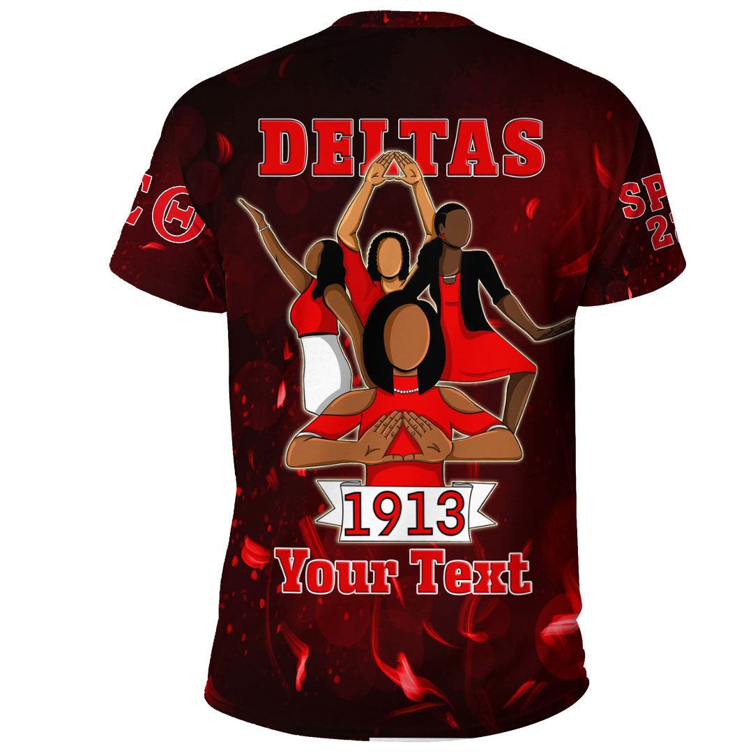 African T-shirt – (Custom) Clothing Straight Outta Delta Sigma Theta...