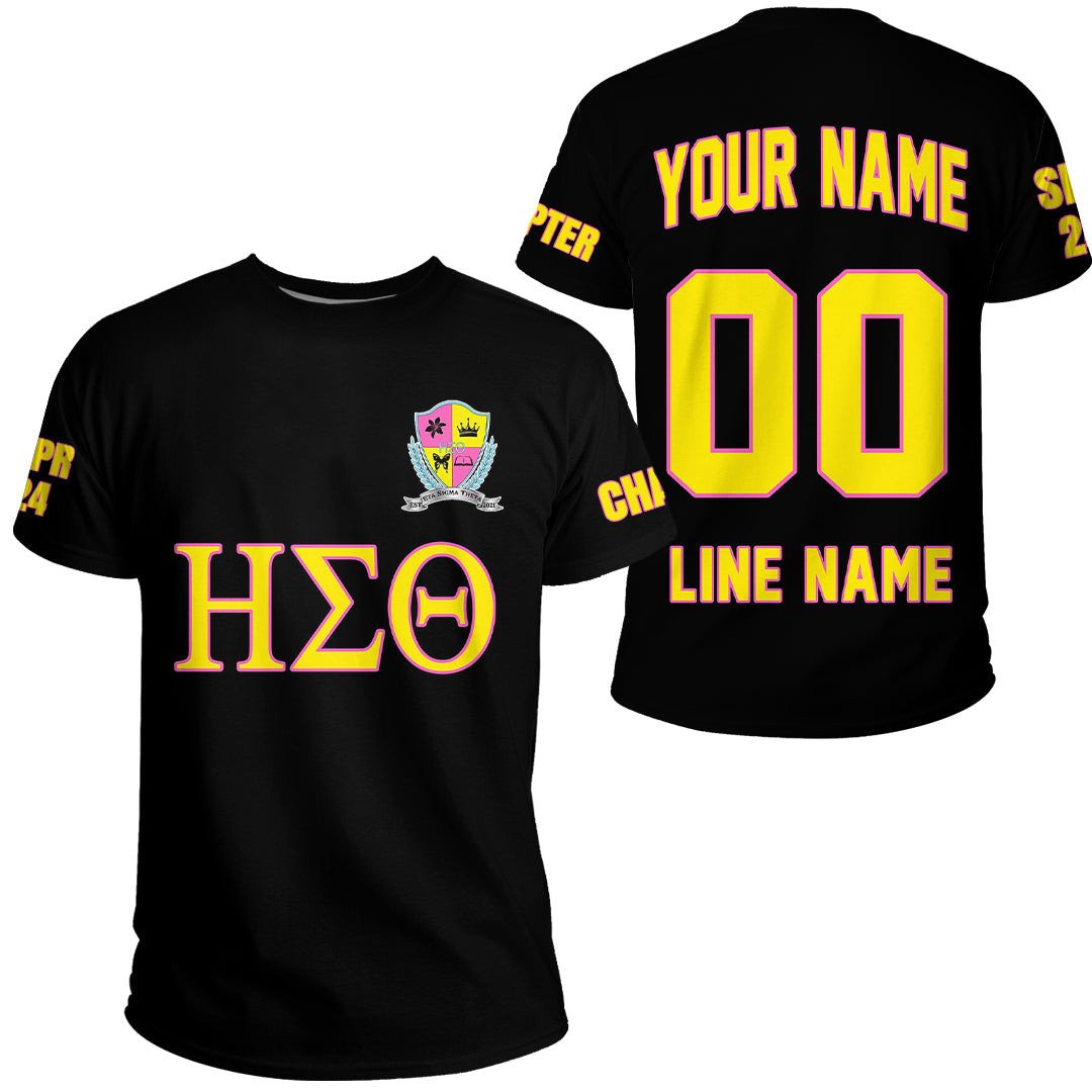 African T-shirt – (Custom) Alpha Phi Alpha Fraternity (Black1) Letters Tee