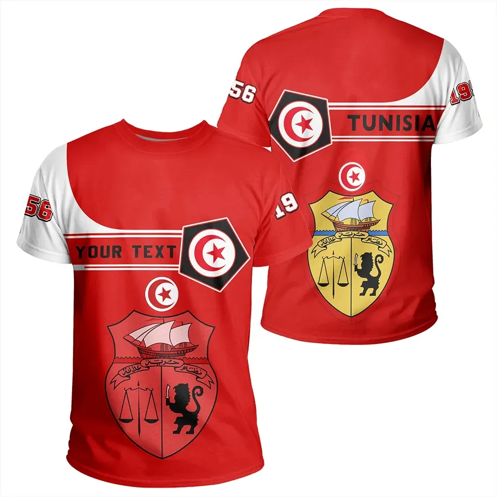 African T-shirt – (Custom) Tunisia Pentagon Style Tee