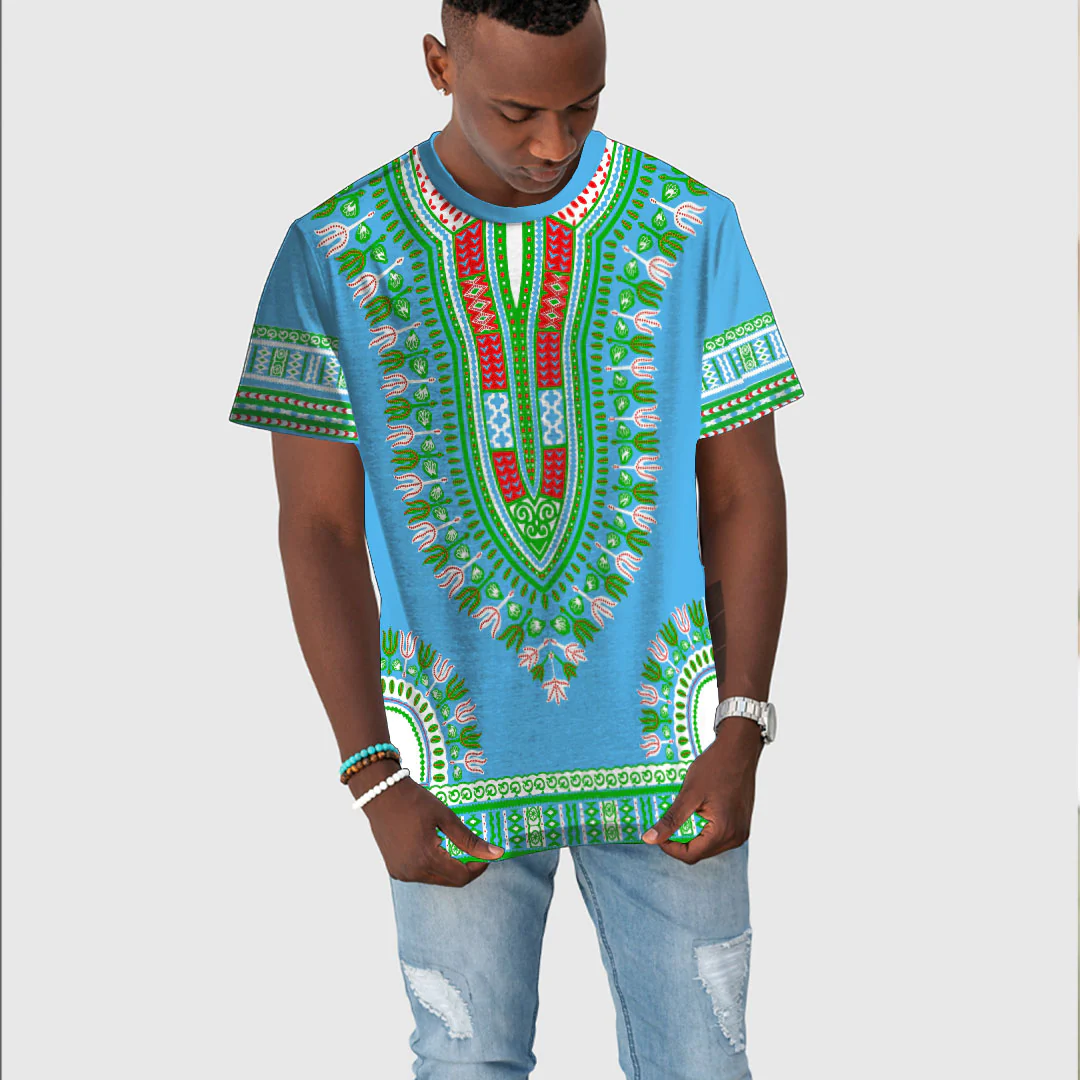 African T-shirt – Guinea Traditional Dashiki Tee
