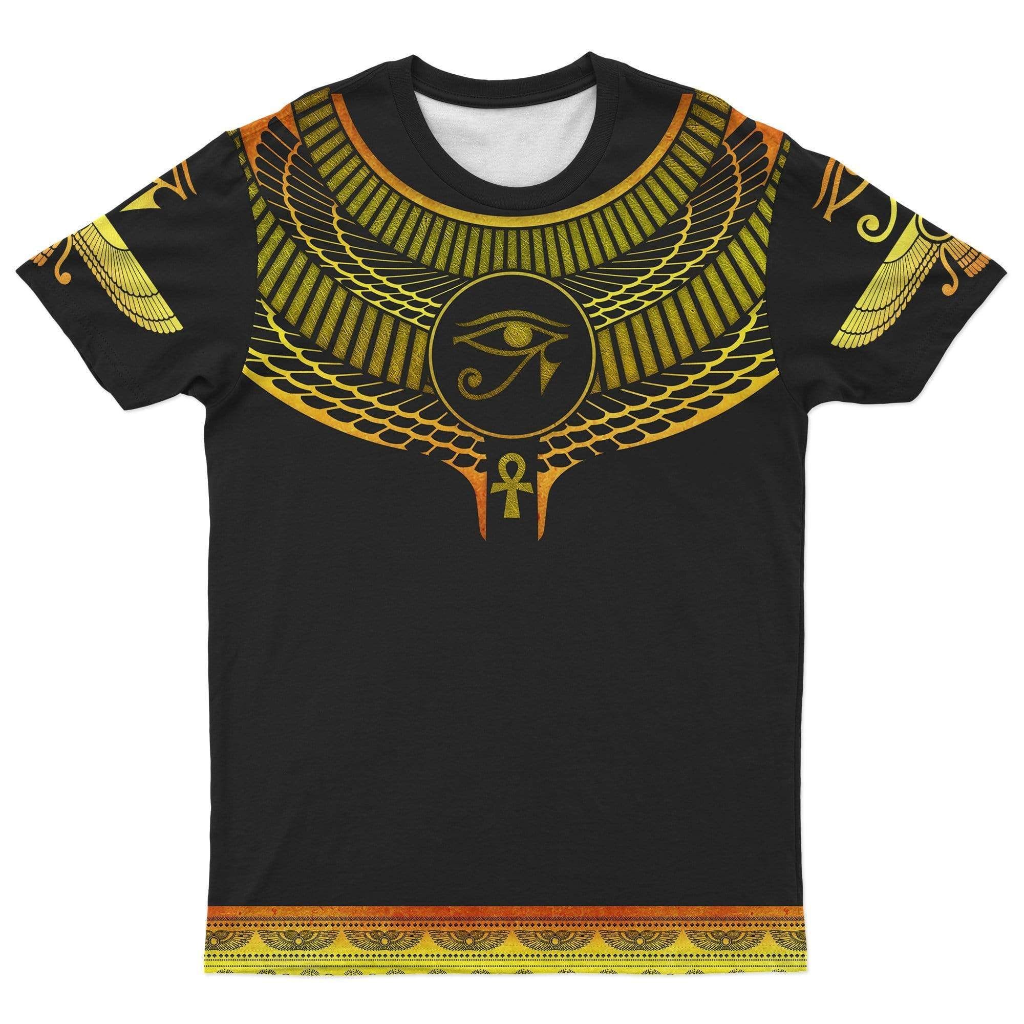 African T-shirt – Egyptian Gold Horus Tee