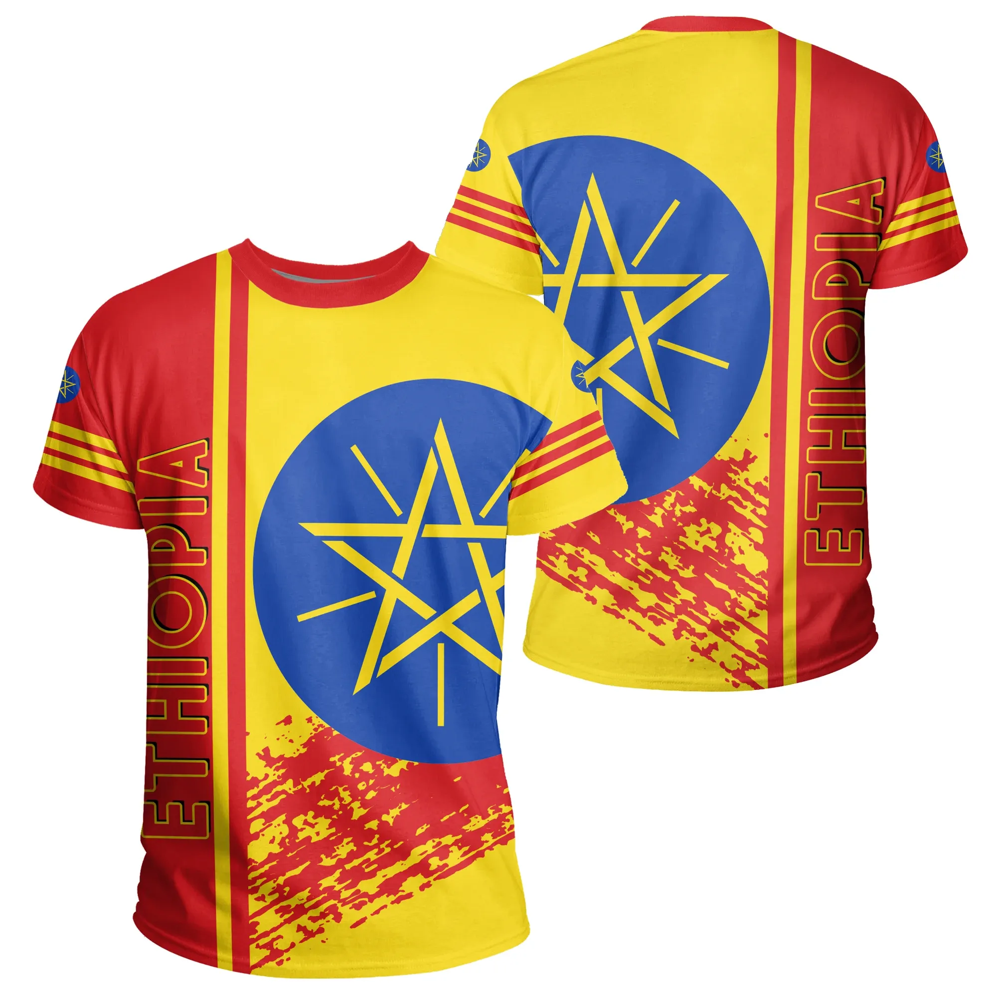 African T-shirt – Ethiopia Quarter Style Tee