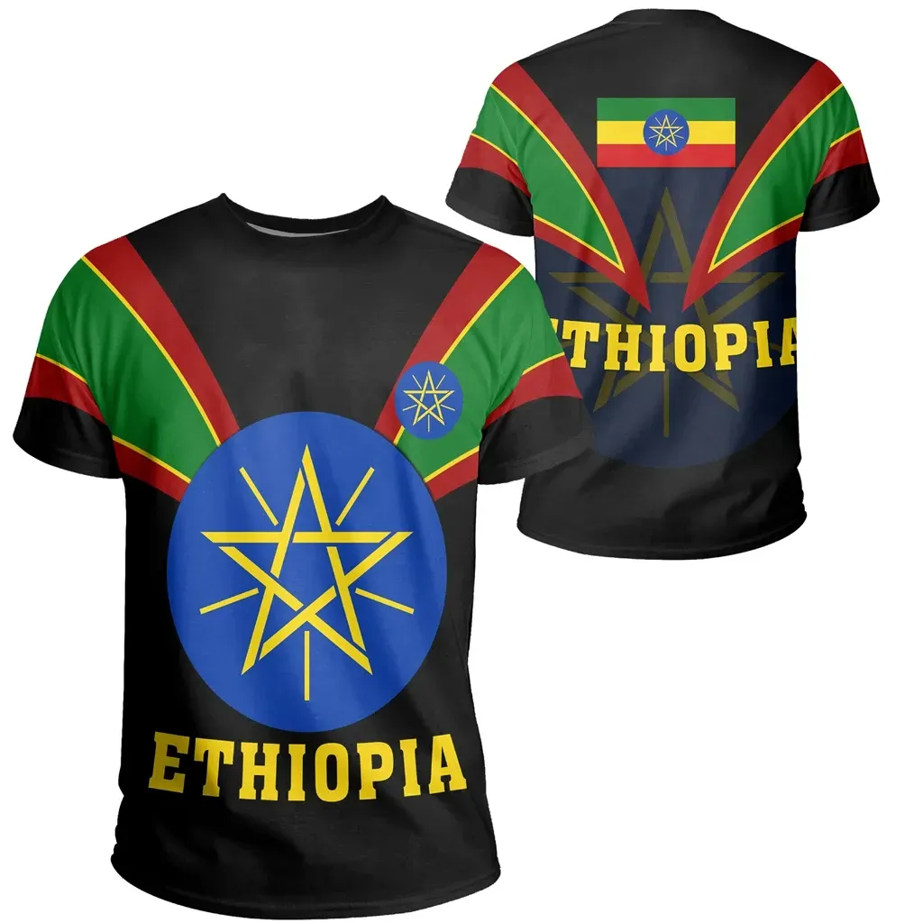 African T-shirt – Ethiopia Tusk Style Tee