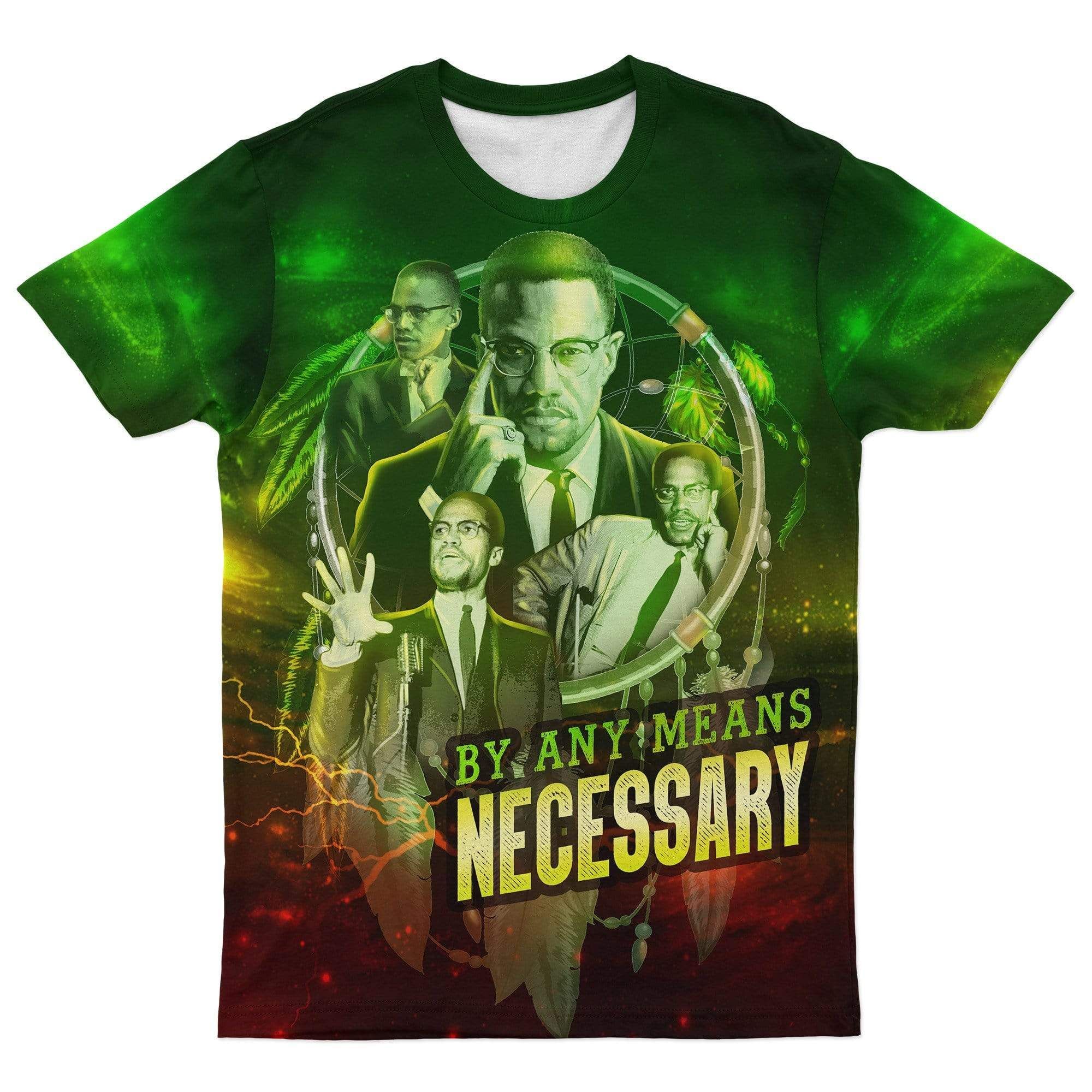 African T-shirt – Galaxy Malcolm X Tee