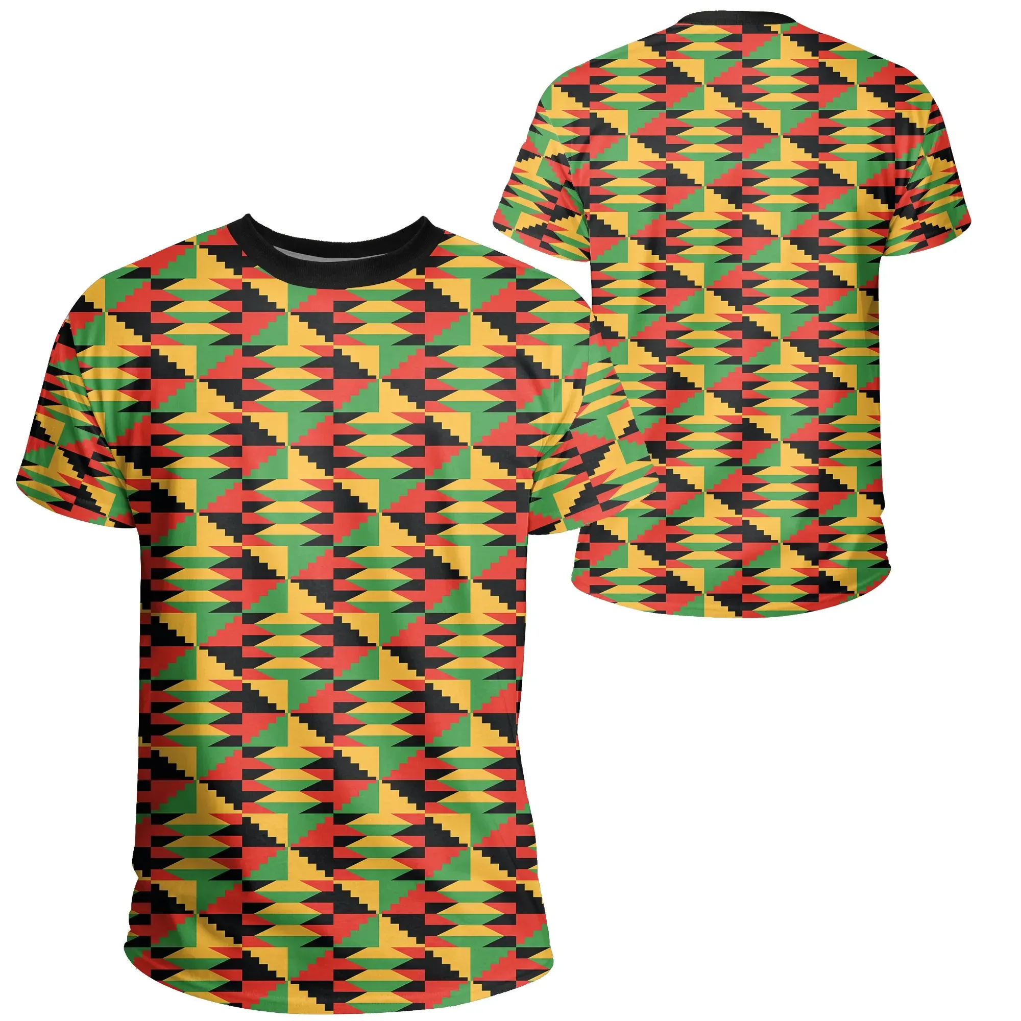 African T-shirt – Ghana Special Kente Tee
