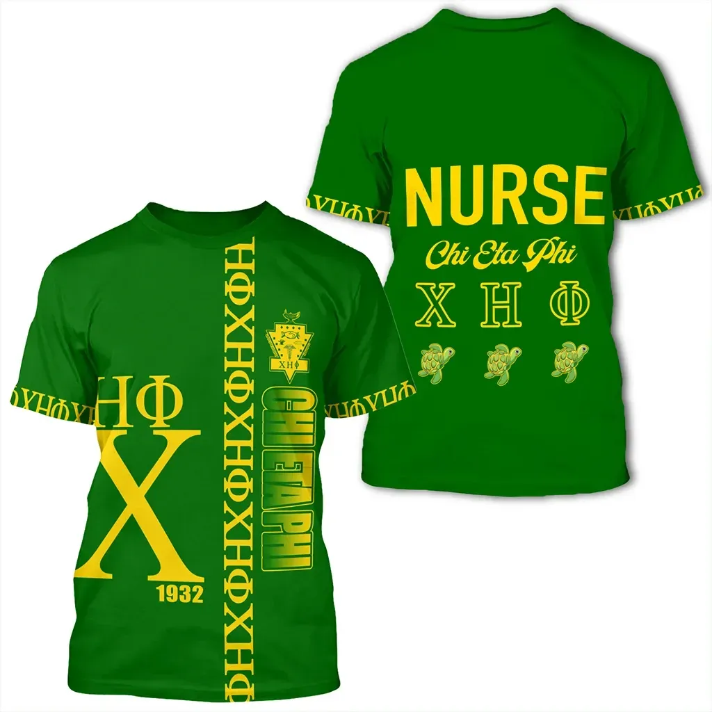 African T-shirt – Green Chi Eta Phi 0 Tee