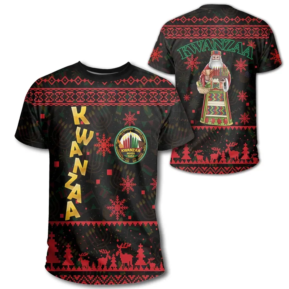 African T-shirt – Happy Kwanzaa Christmas Tee
