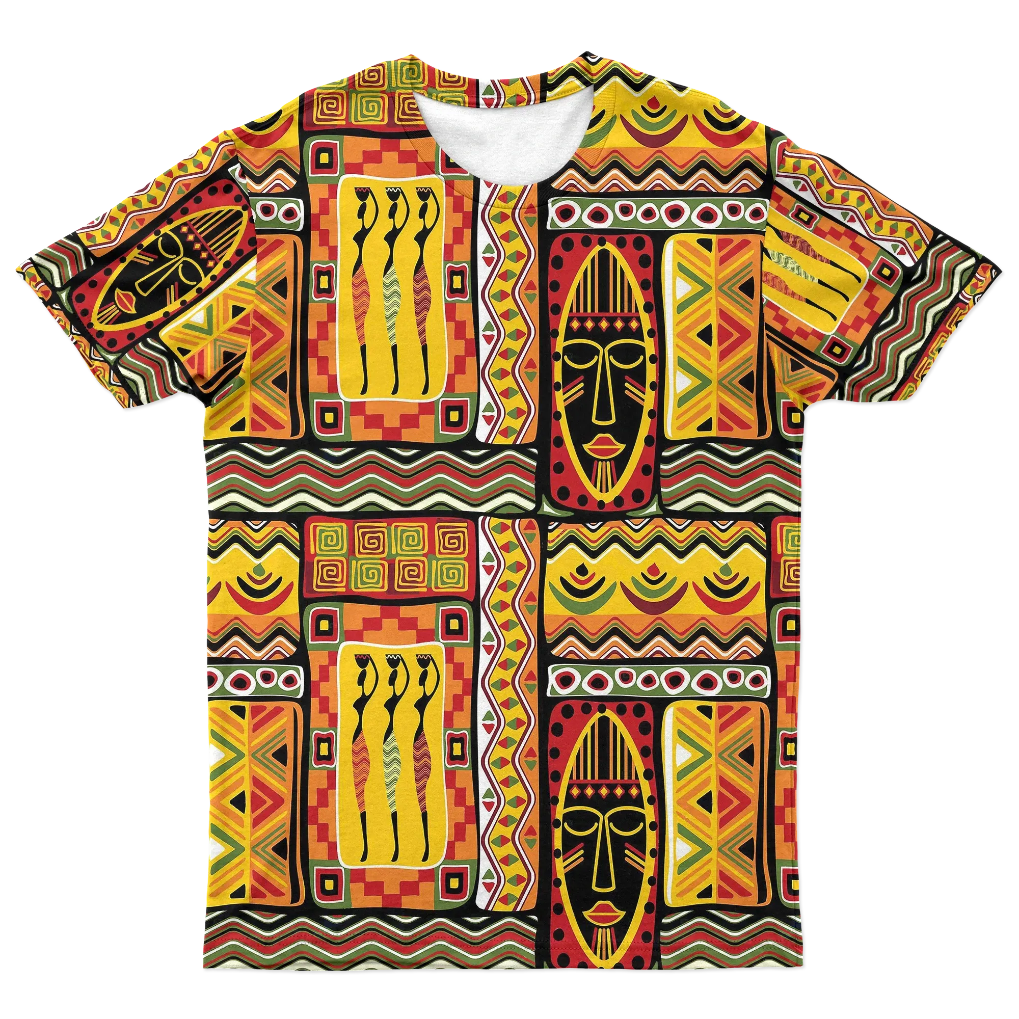African T-shirt – Ankara The Iron Sheets Tee