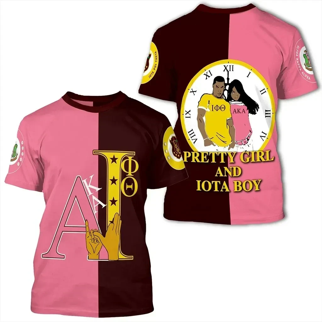 African T-shirt – Iota Phi Theta AKA Sorority Couple Tee