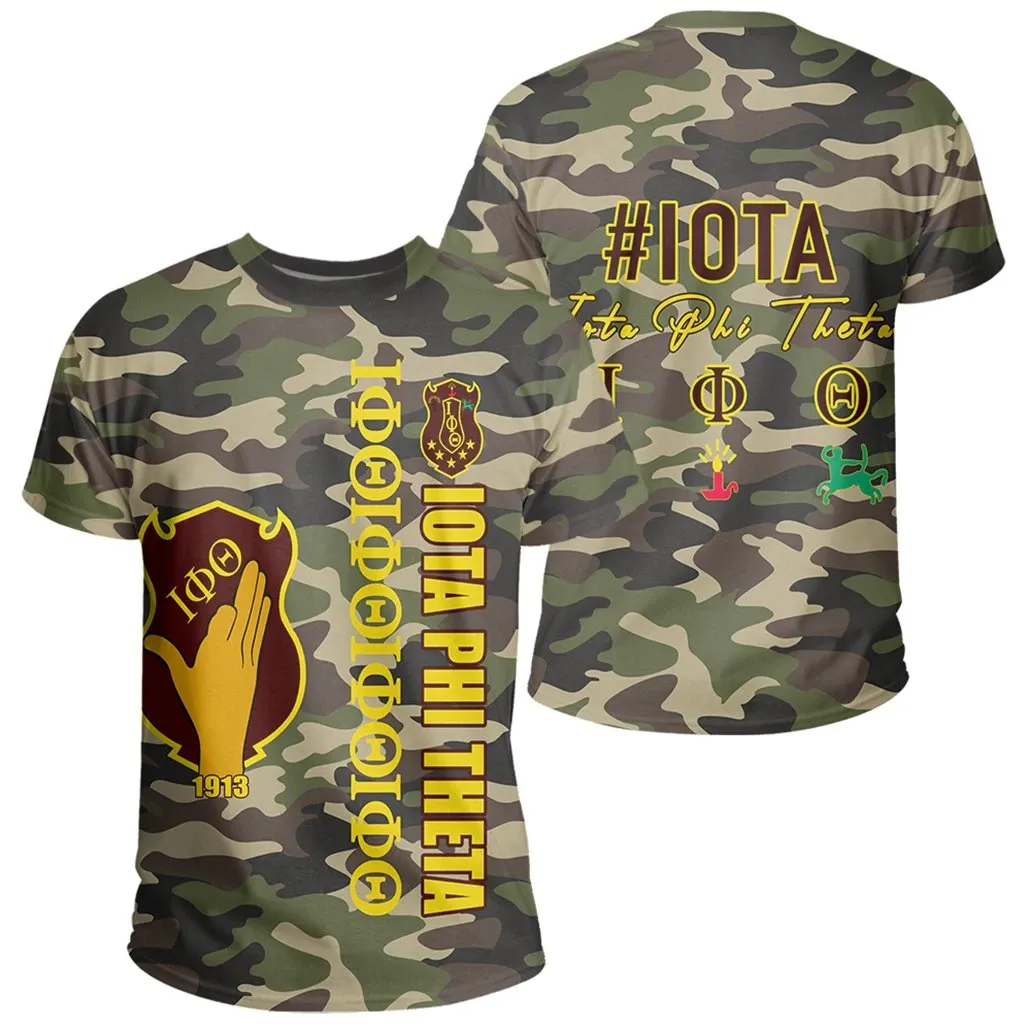 African T-shirt – Iota Phi Theta Camouflage Style Tee