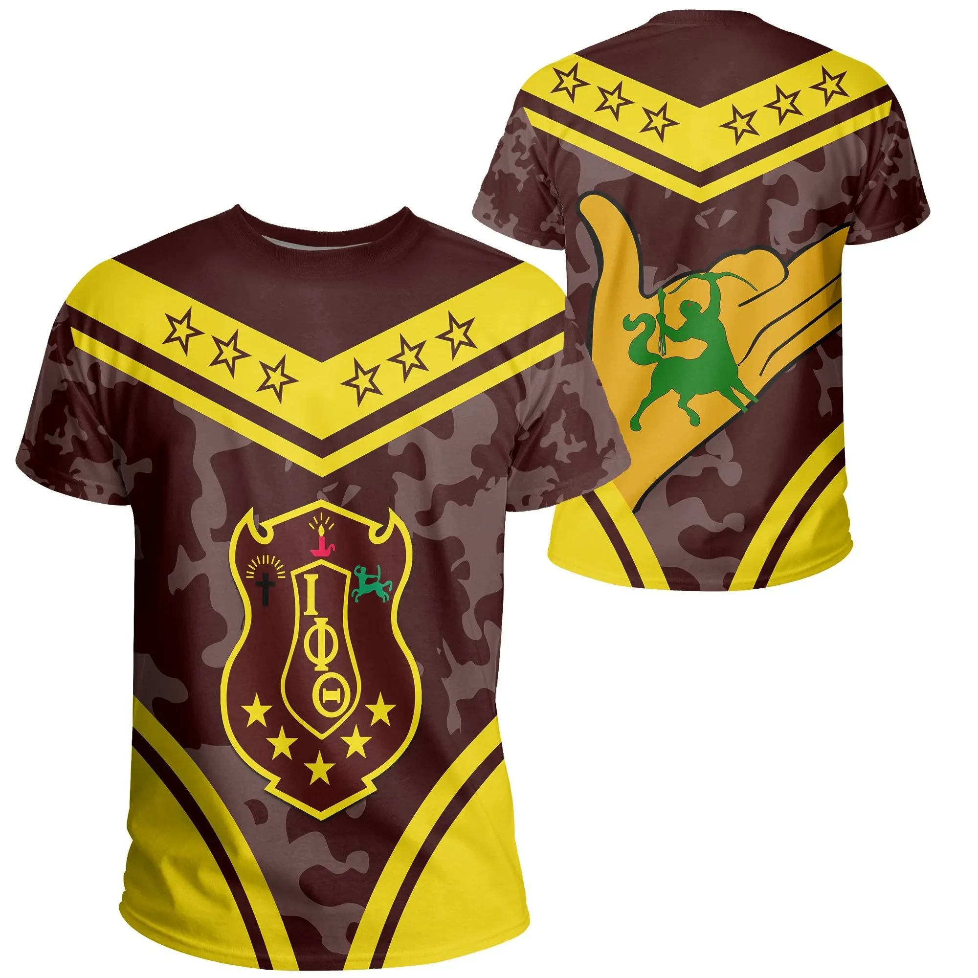 African T-shirt – Iota Phi Theta Camouflage Tee