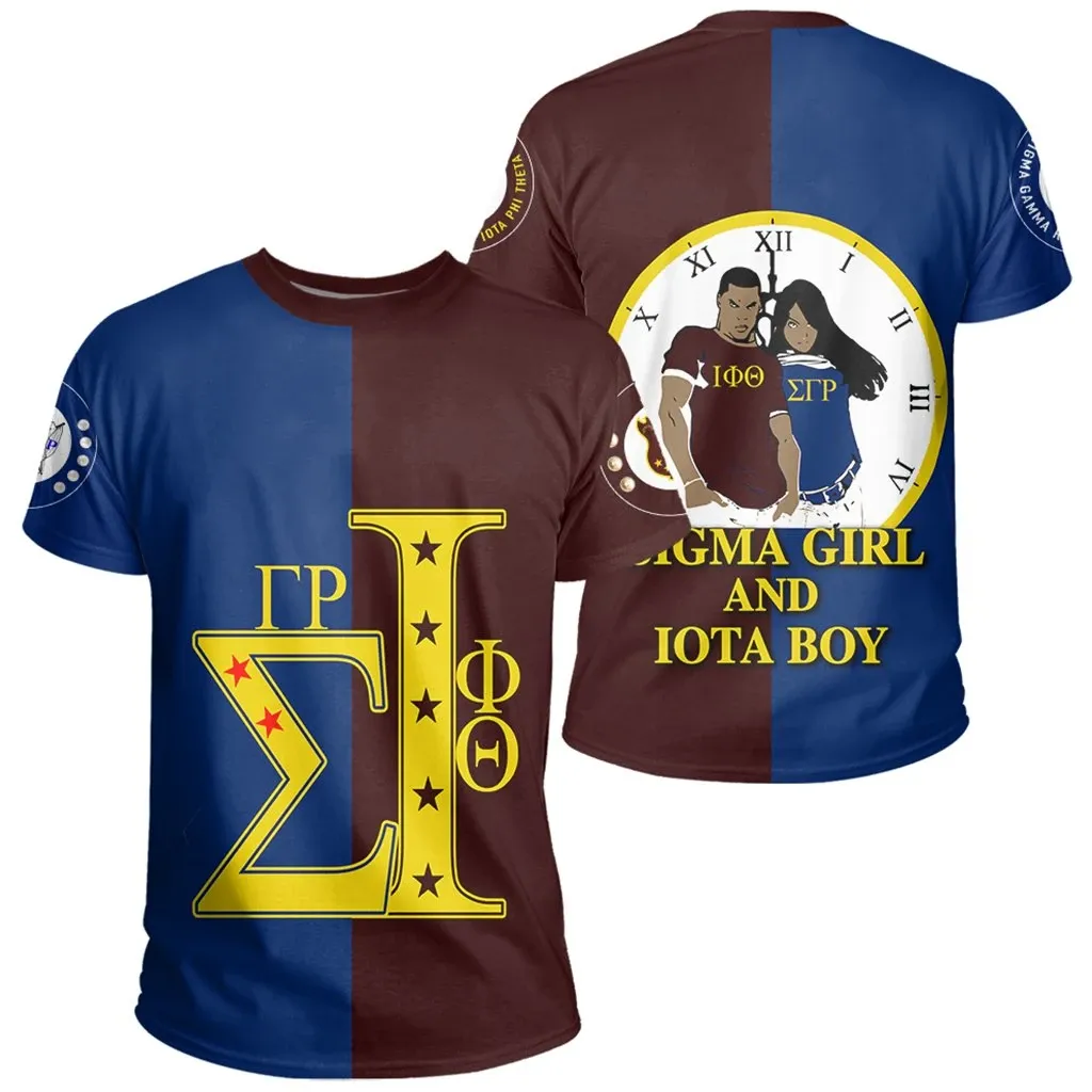 African T-shirt – Iota Phi Theta Sigma Gamma Rho Couple...