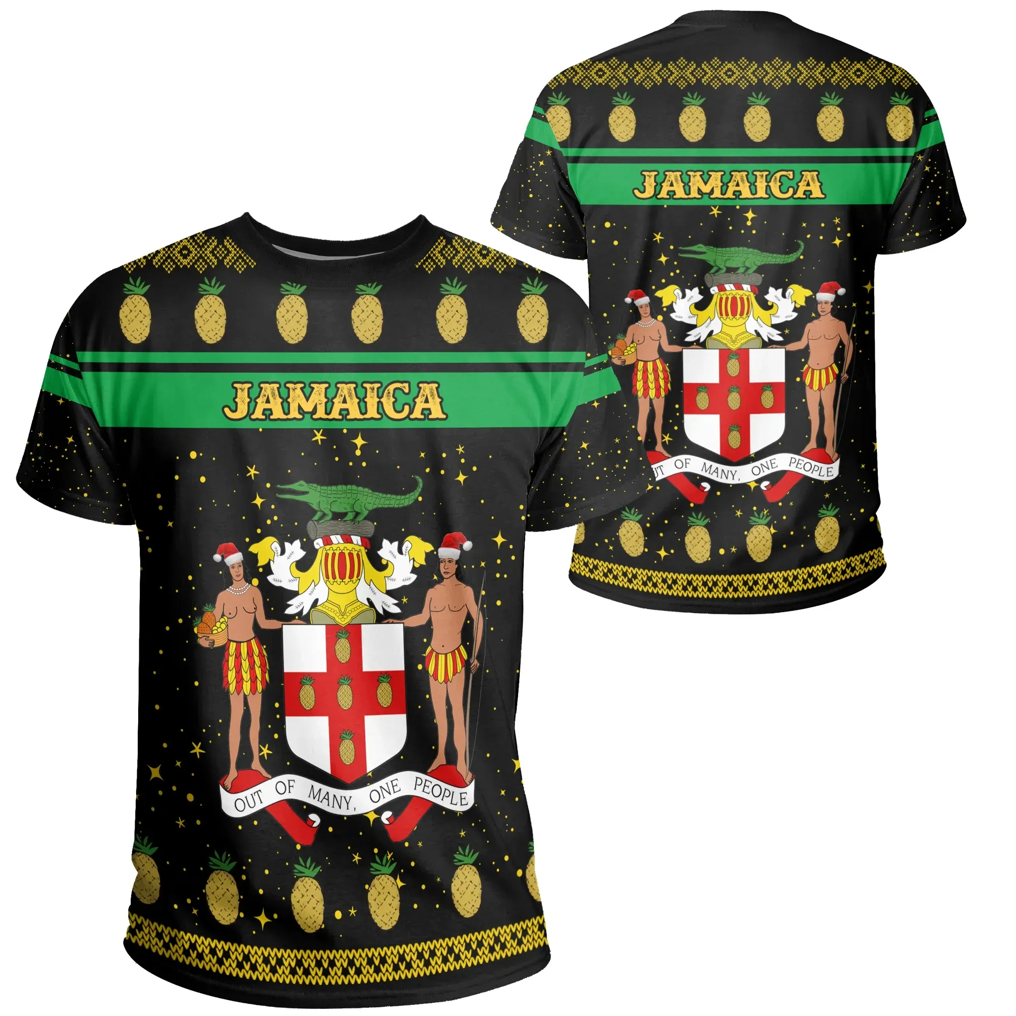 African T-shirt – Jamaica Christmas Tee