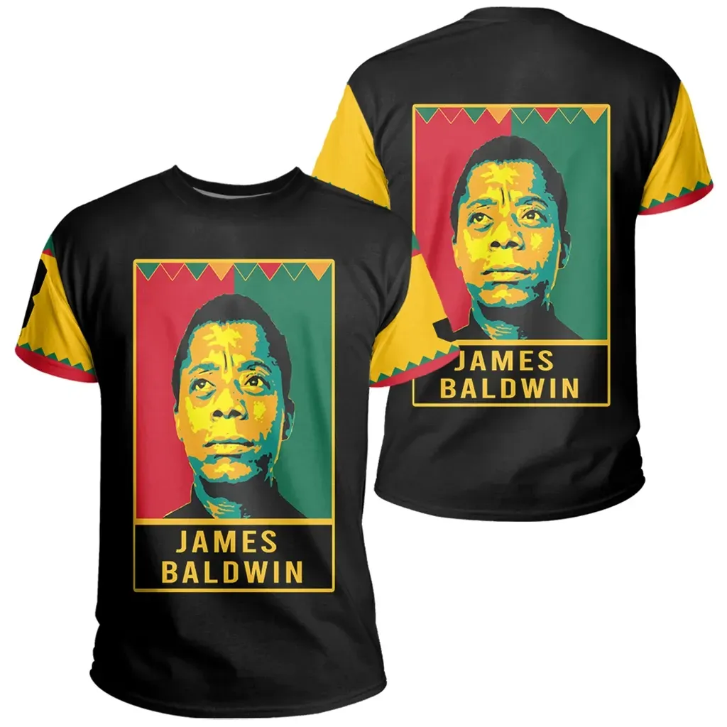African T-shirt – James Baldwin Black History Month Men Style...