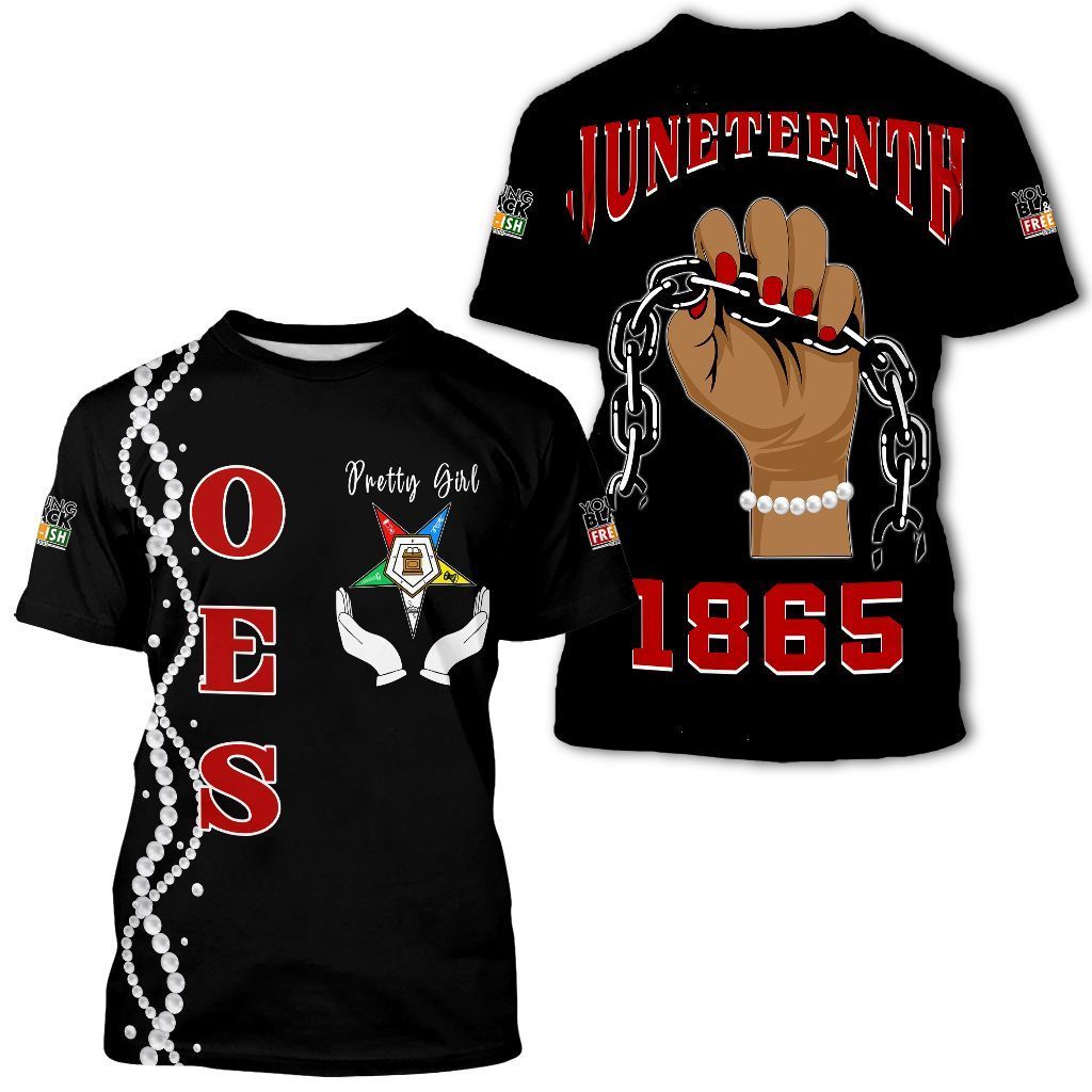 African T-shirt – Juneteenth Order Of The Eastern Star Pretty...