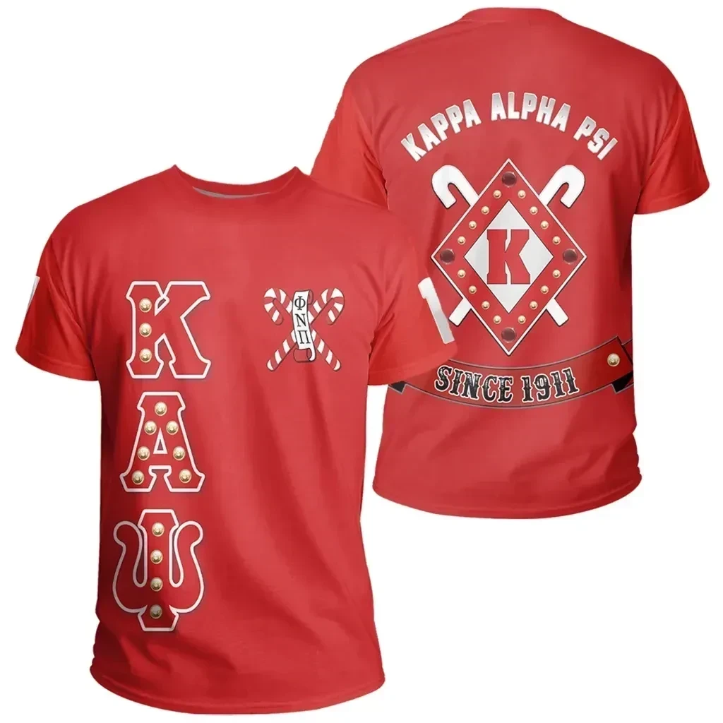 African T-shirt – Kap Nupe Crystal Red Tee