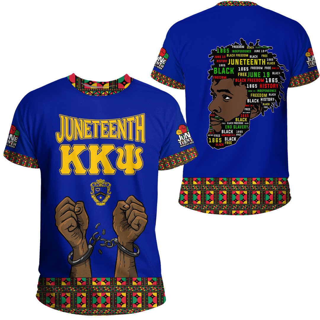 African T-shirt – KKPsi Band Fraternity Juneteenth Pattern Tee