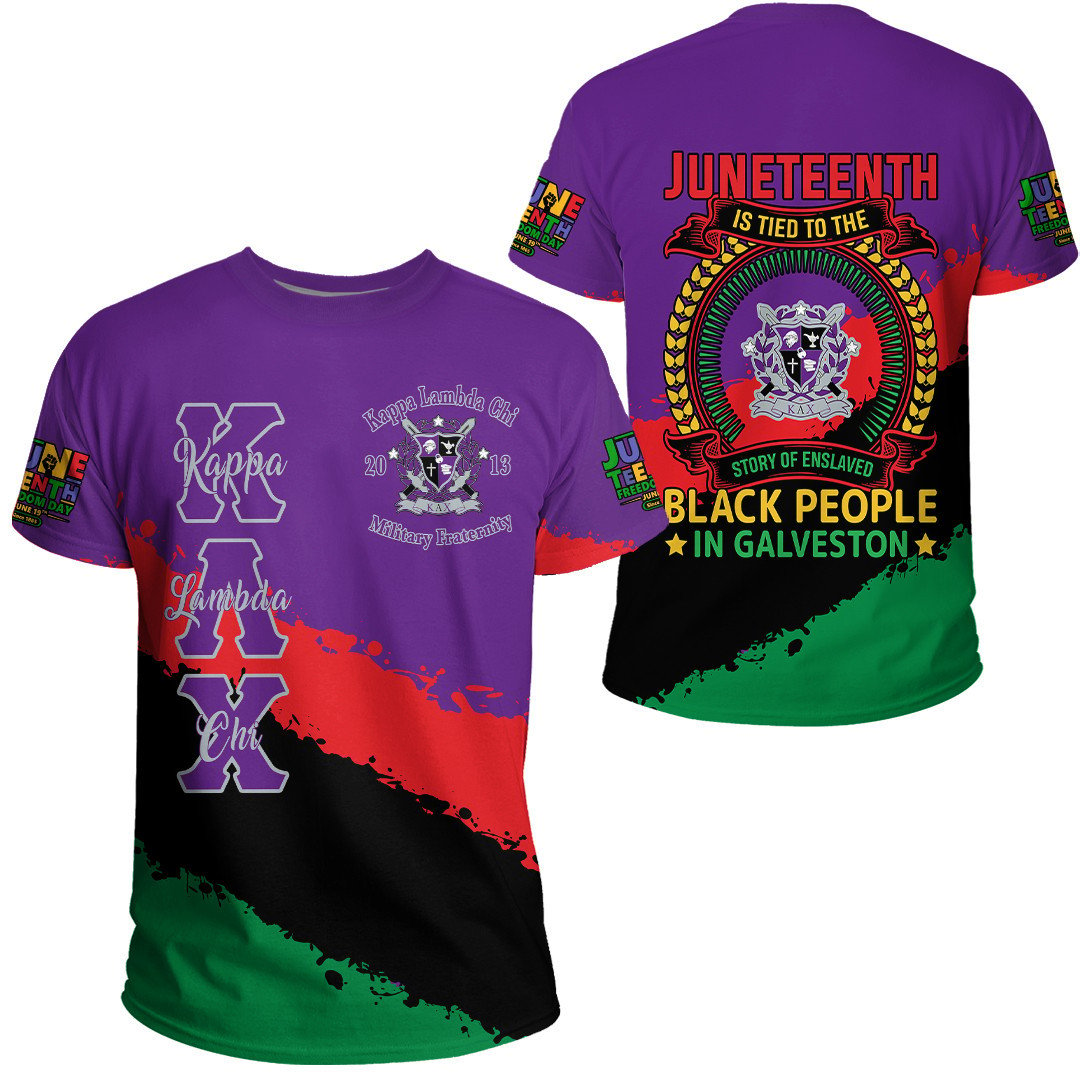 African T-shirt – KLC Military Fraternity Juneteenth Tee