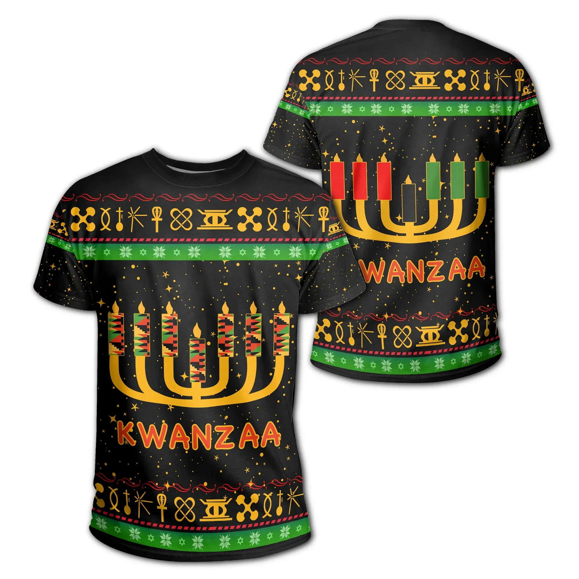 African T-shirt – Kwanzaa Christmas Tee