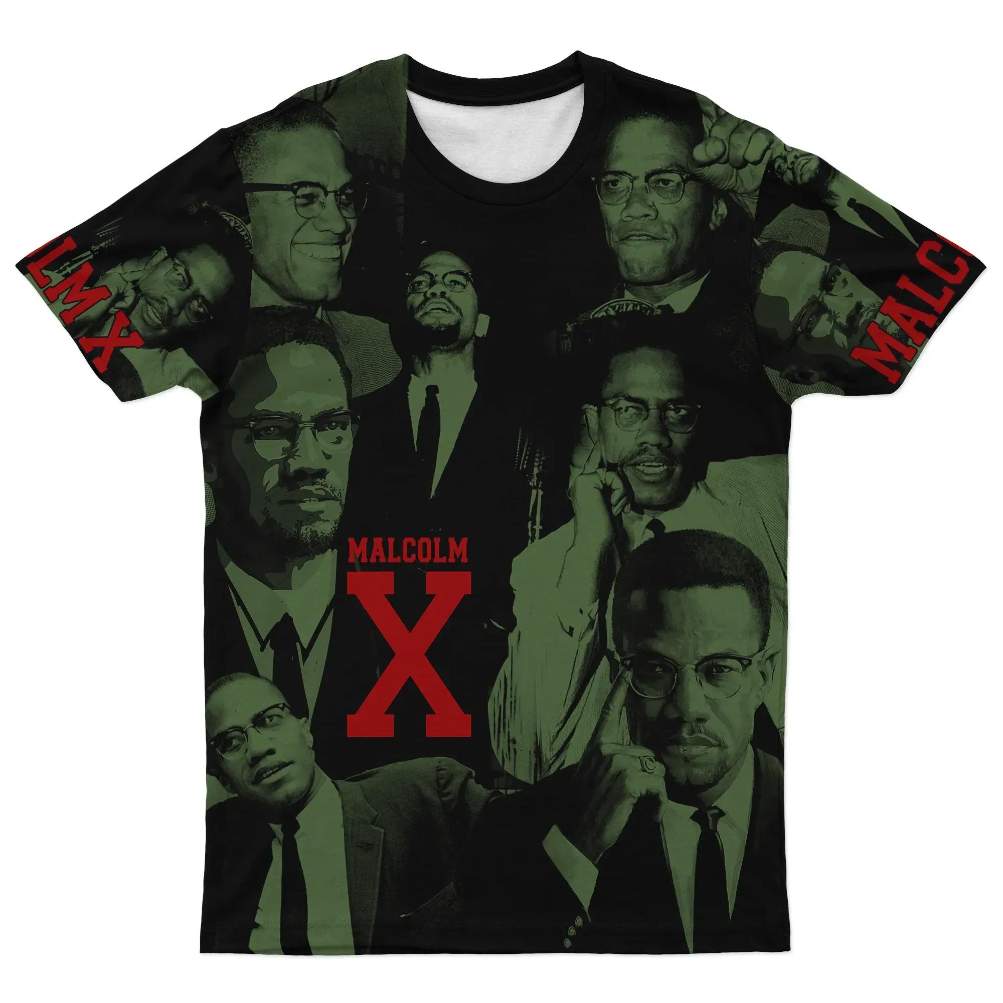 African T-shirt – MALCOLM X Image Tee