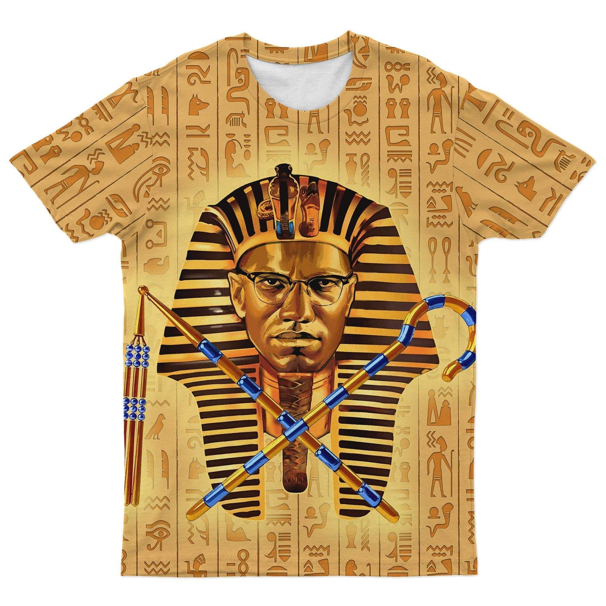 African T-shirt – Malcolm X Pharaoh Tee