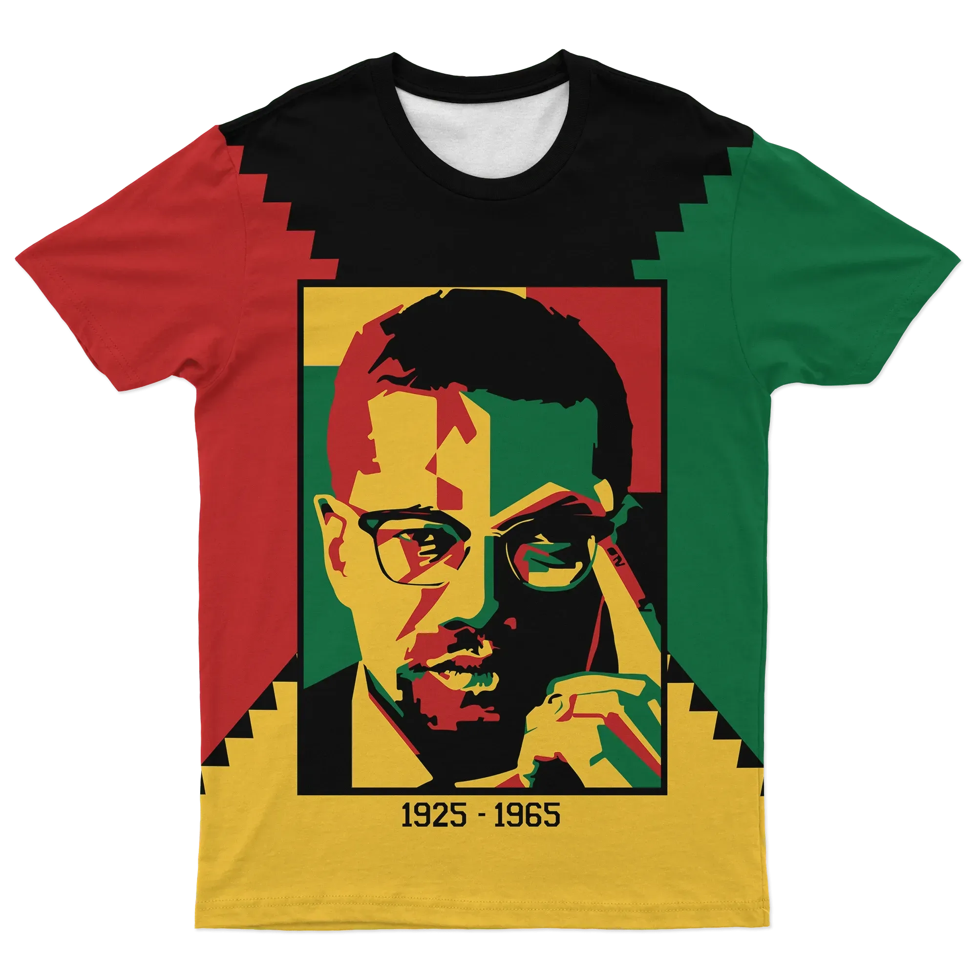 African T-shirt – MALCOLM X RYG 1 Tee