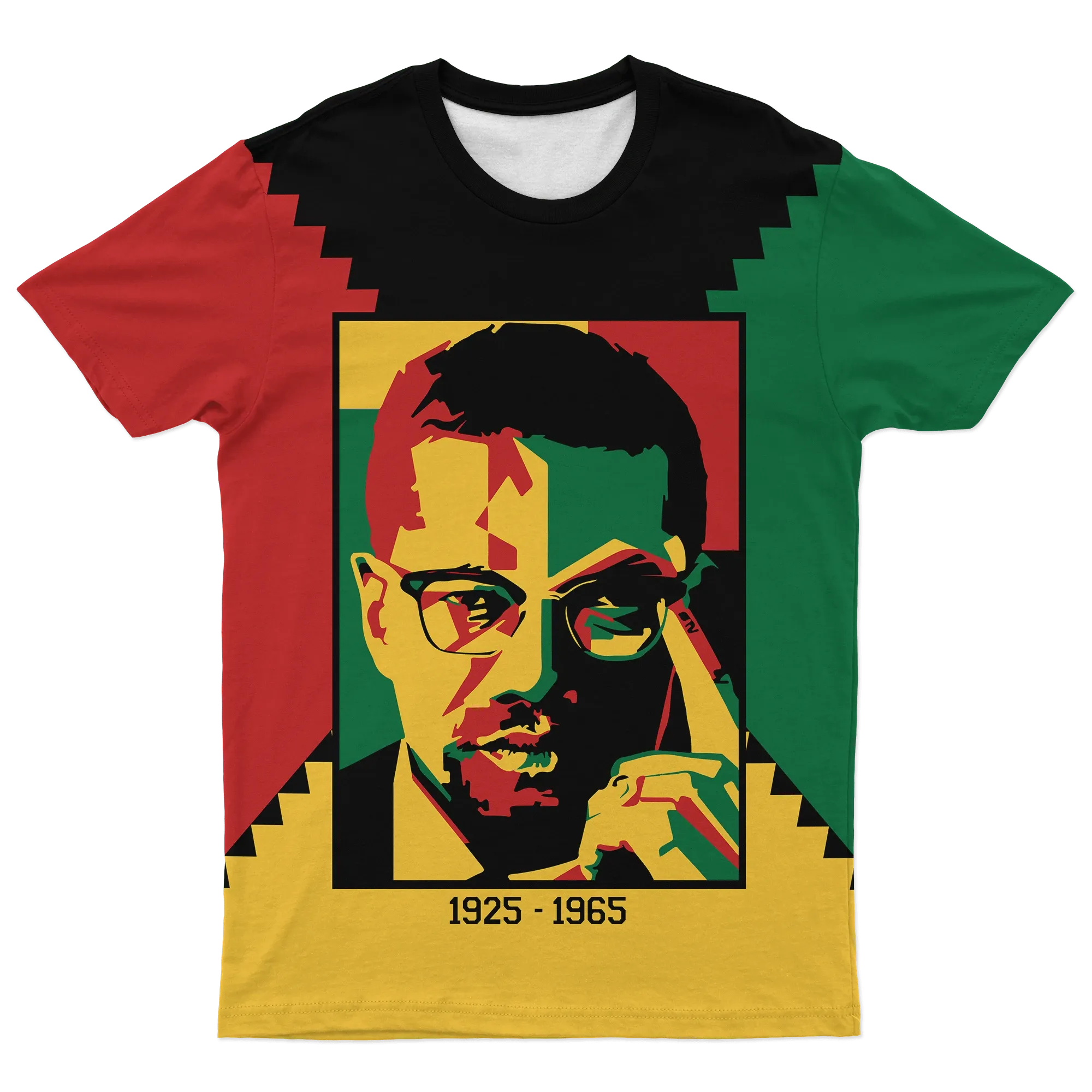 African T-shirt – MALCOLM X RYG Tee