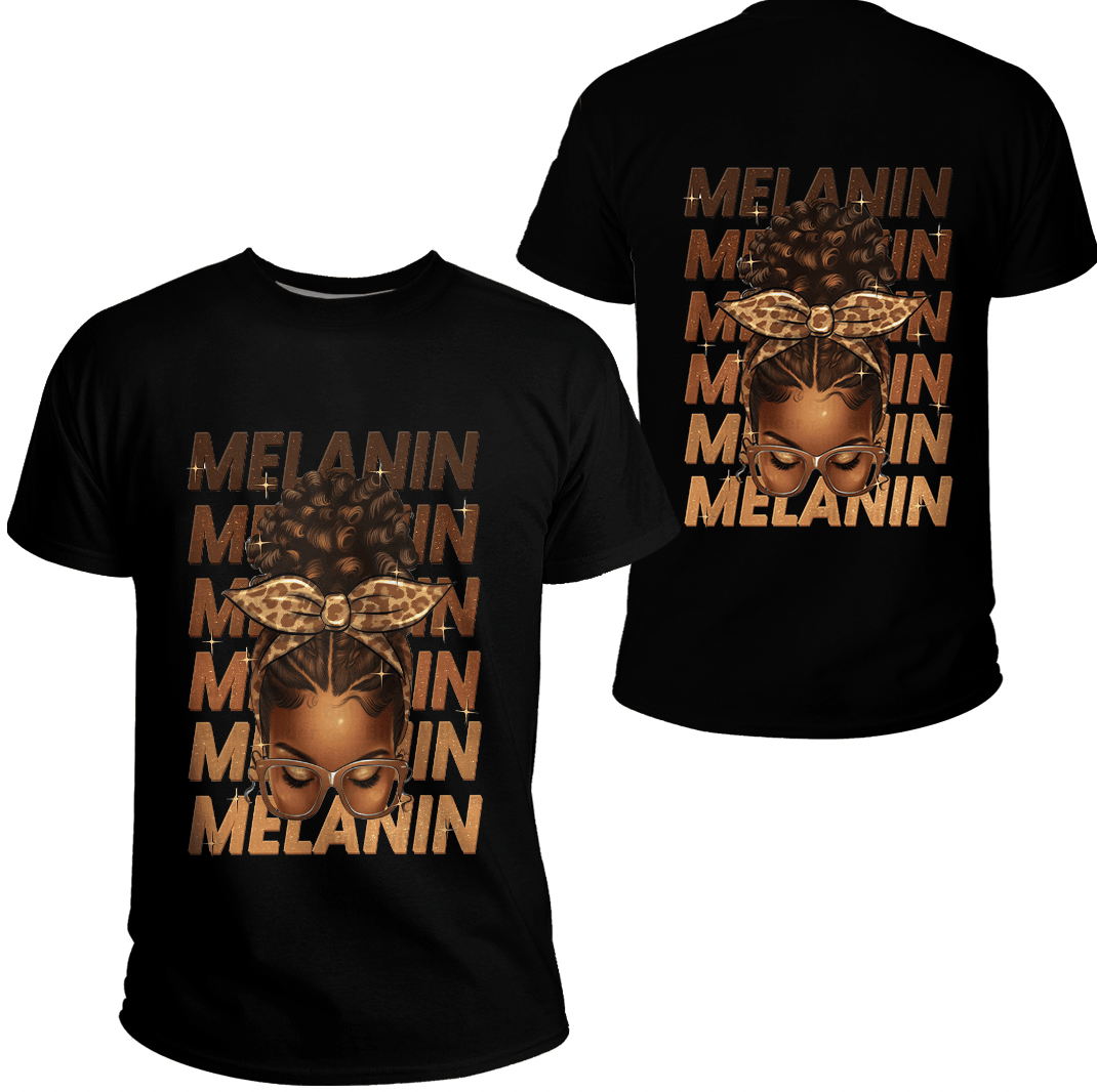 African T-shirt – Melanin Black Woman Tee