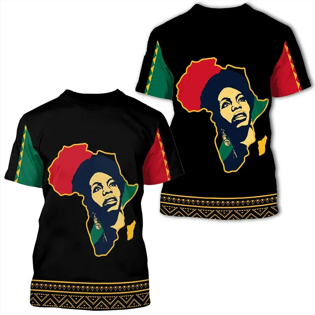 African T-shirt – Nina Simone Black History Month Tee