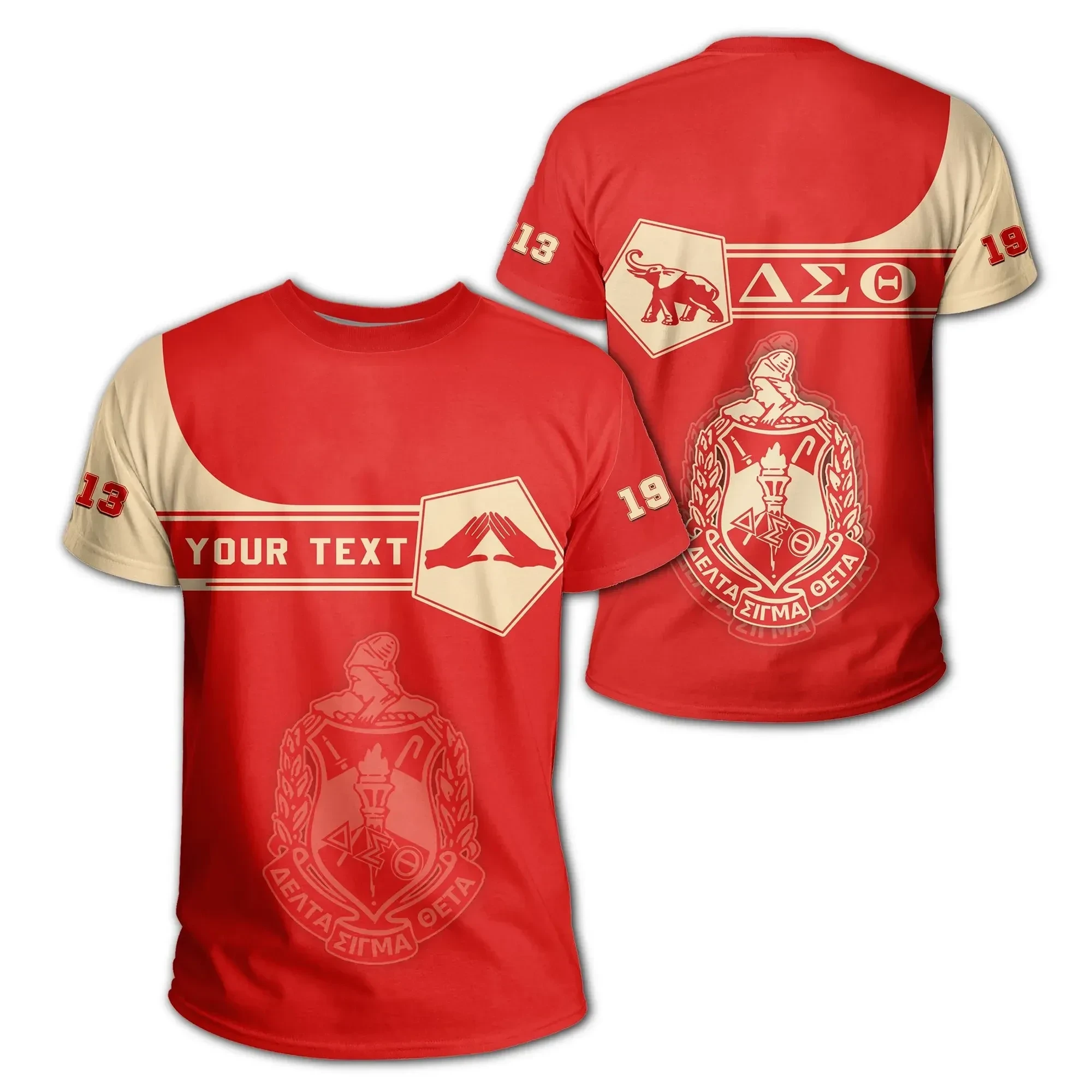 African T-shirt – Personalised Delta Sigma Theta Simple Style Tee