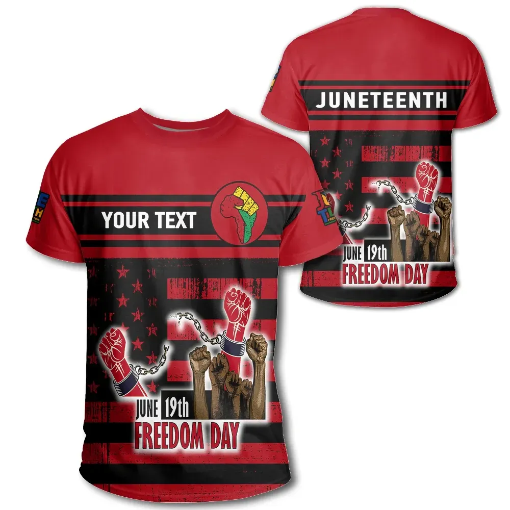African T-shirt – Personalised Juneteenth Since 1865 Tee