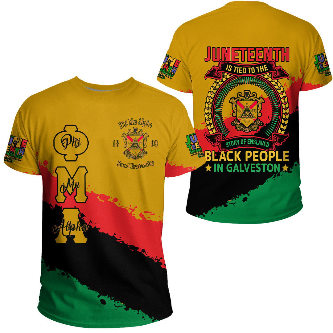 African T-shirt – Phi Mu Alpha Sinfonia Band Fraternity Juneteenth...